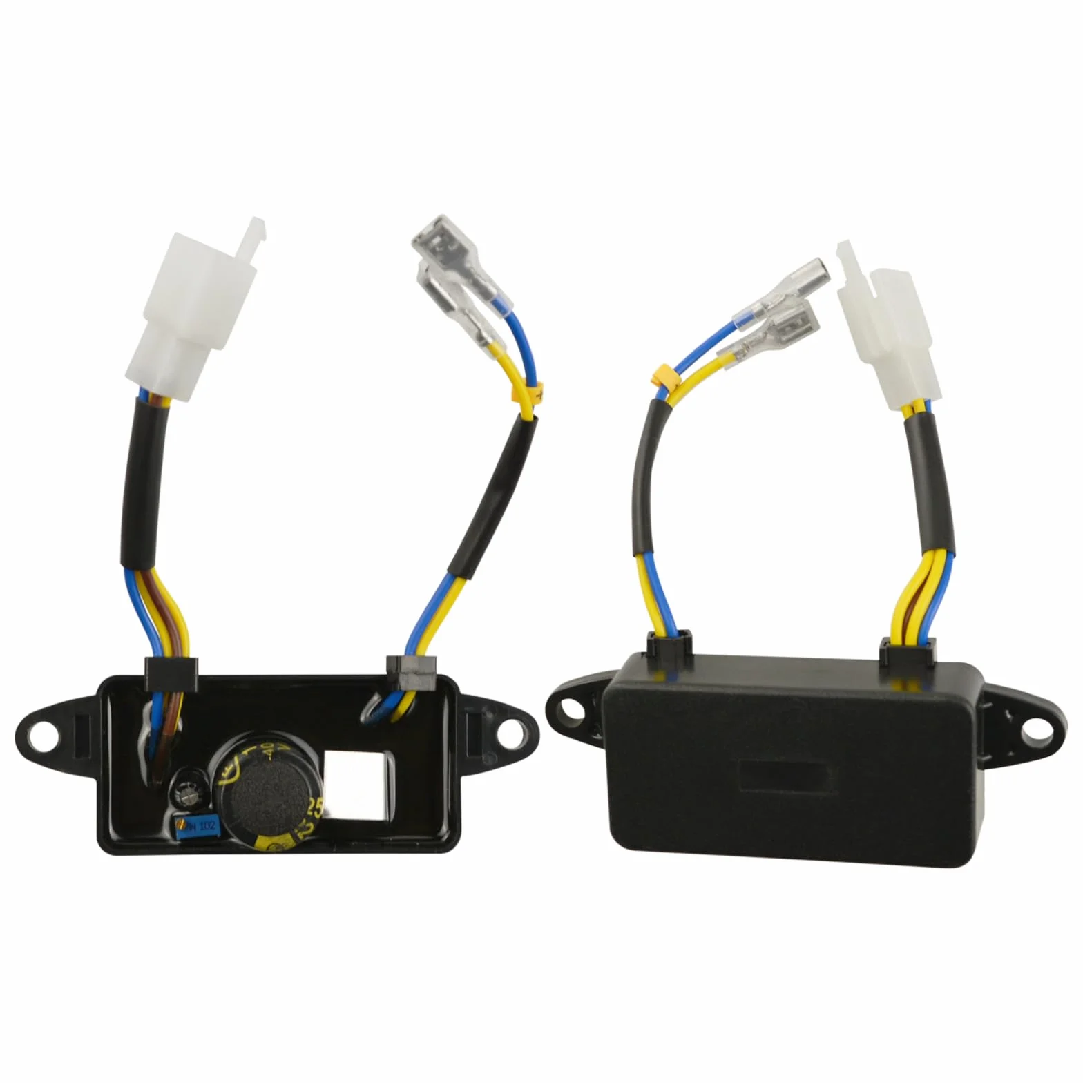 Generatore regolatore di tensione, 2 pezzi regolatore automatico AVR stabilizzatore quadrato universale, per gruppo elettrogeno a benzina monofase da 2 a 3 KW