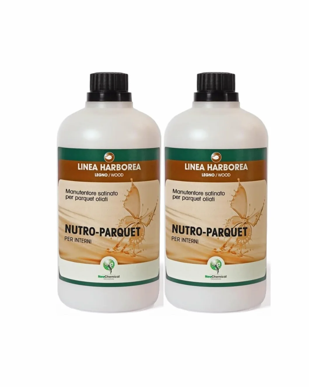 NUTRO PARQUET 1 LT Oleocera per la conservazione del Parquet oliato in interno 1 LT (2 Litri)