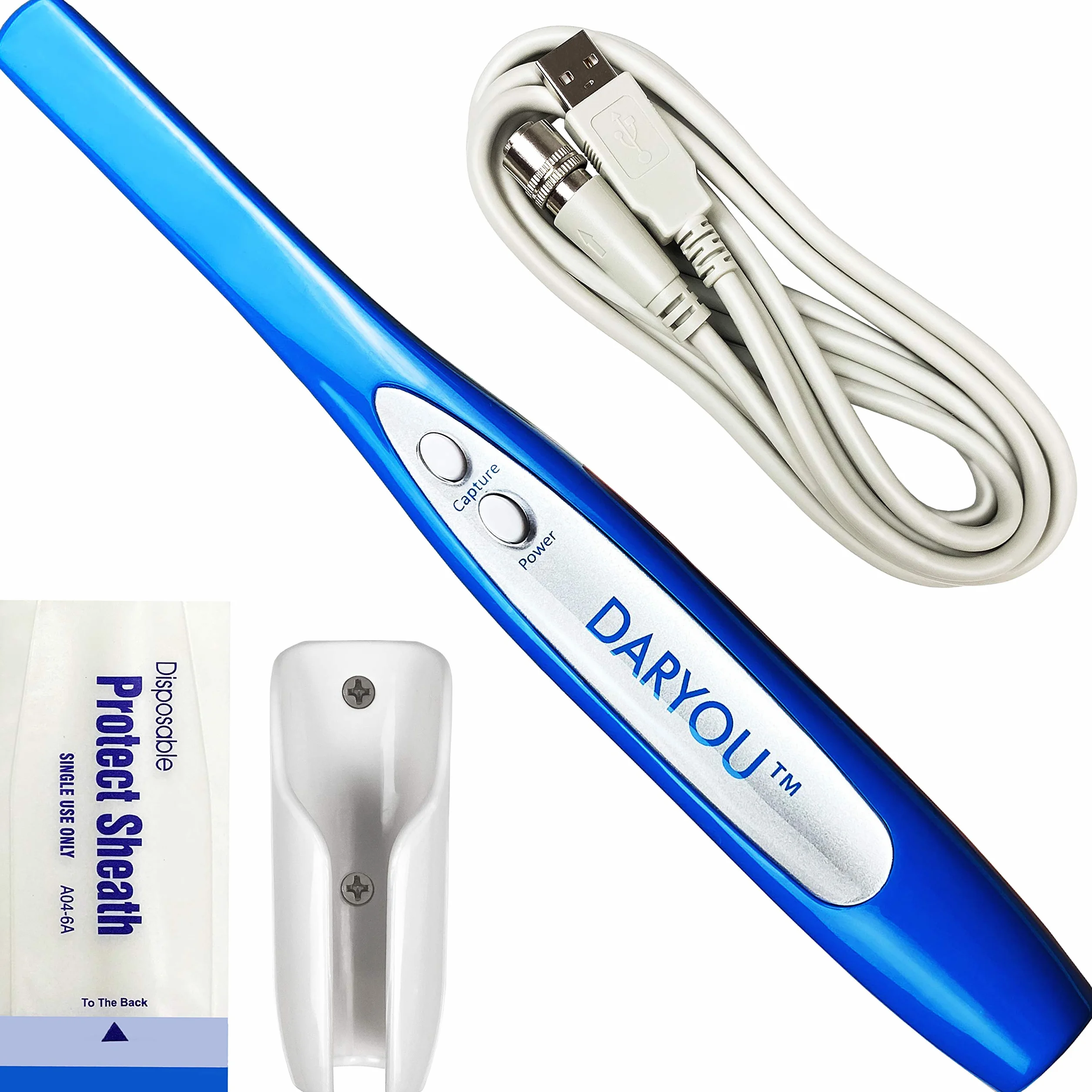 DY-50 - Fotocamera intraorale per fotocamera dentale. Il pulsante funziona davvero in Examine Pro, Logosw, DBSwin, Vixwin, Eaglesoft Dexis More.1 anno di garanzia di sostituzione