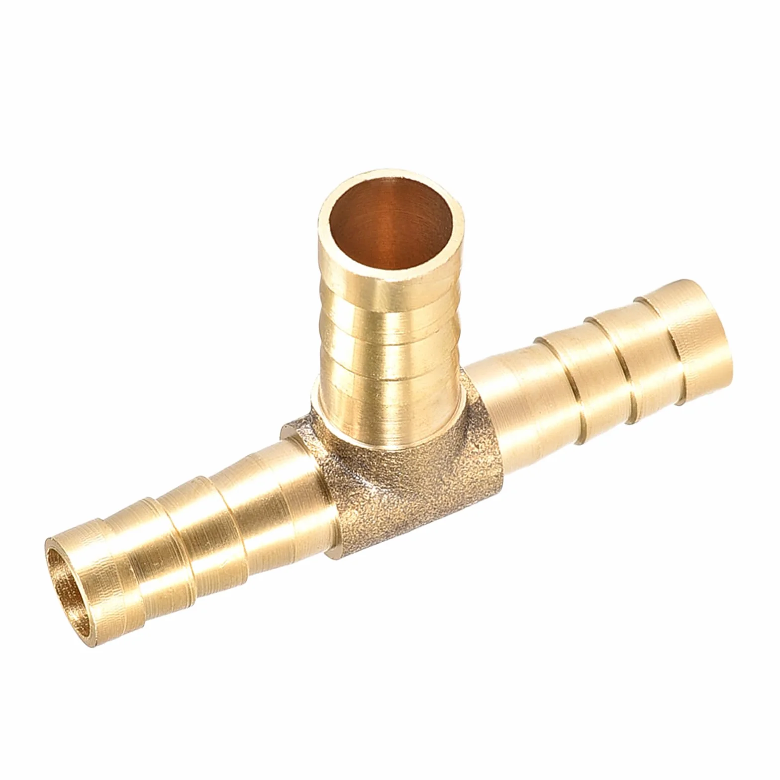 METALLIXITY Forma T Ottone Barra Raccordo (8mm x 10mm x 8mm) 1pz, Barra Riduttore - per Carburante Aria Acqua Olio Gas