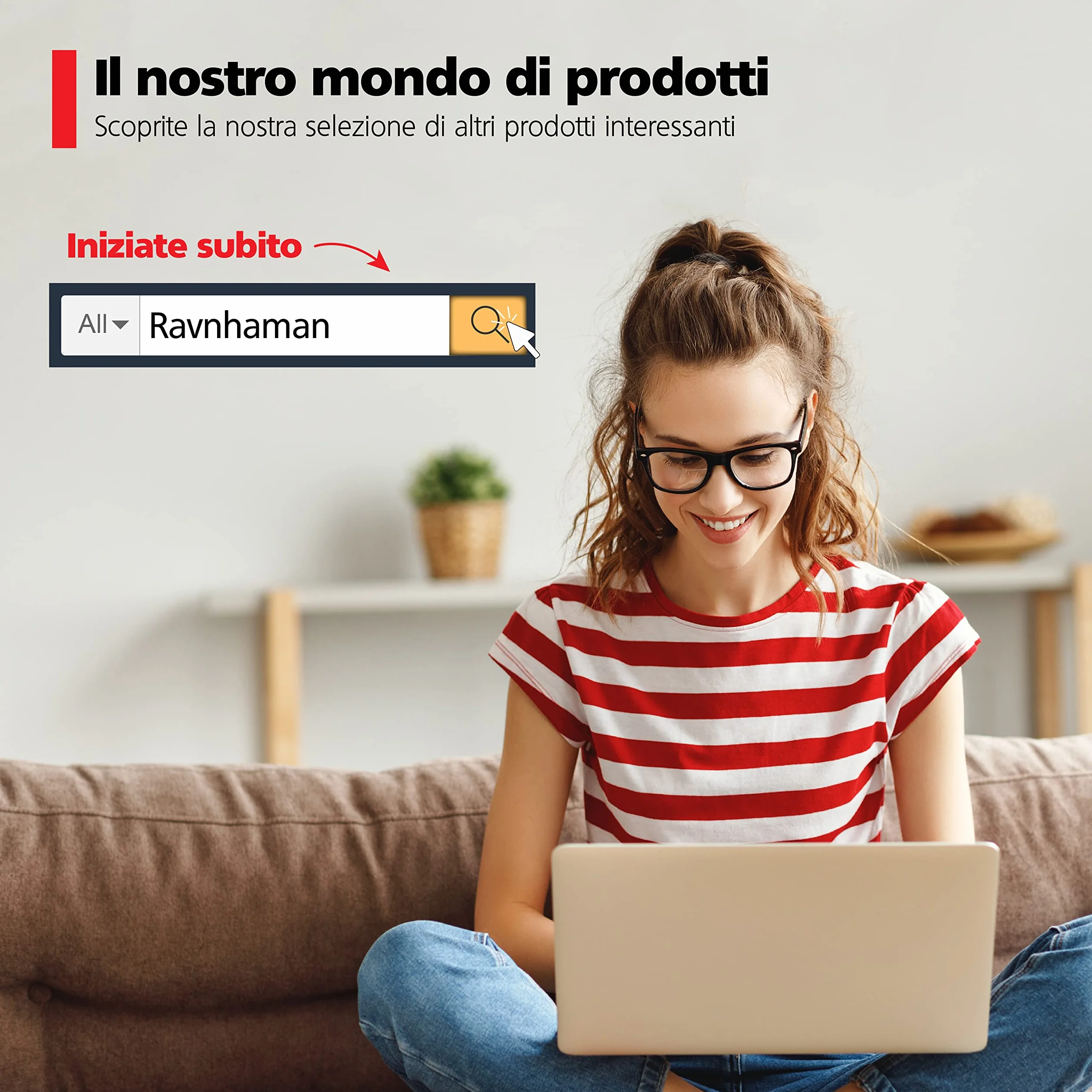 RAVN HAMAN Set da 4 Ruote per carichi pesanti 75 mm - Ruote pivontanti per mobili con freno fino a 50 kg per ruota - Ruote girevoli per uso interno ed esterno - Rotelle piroettanti