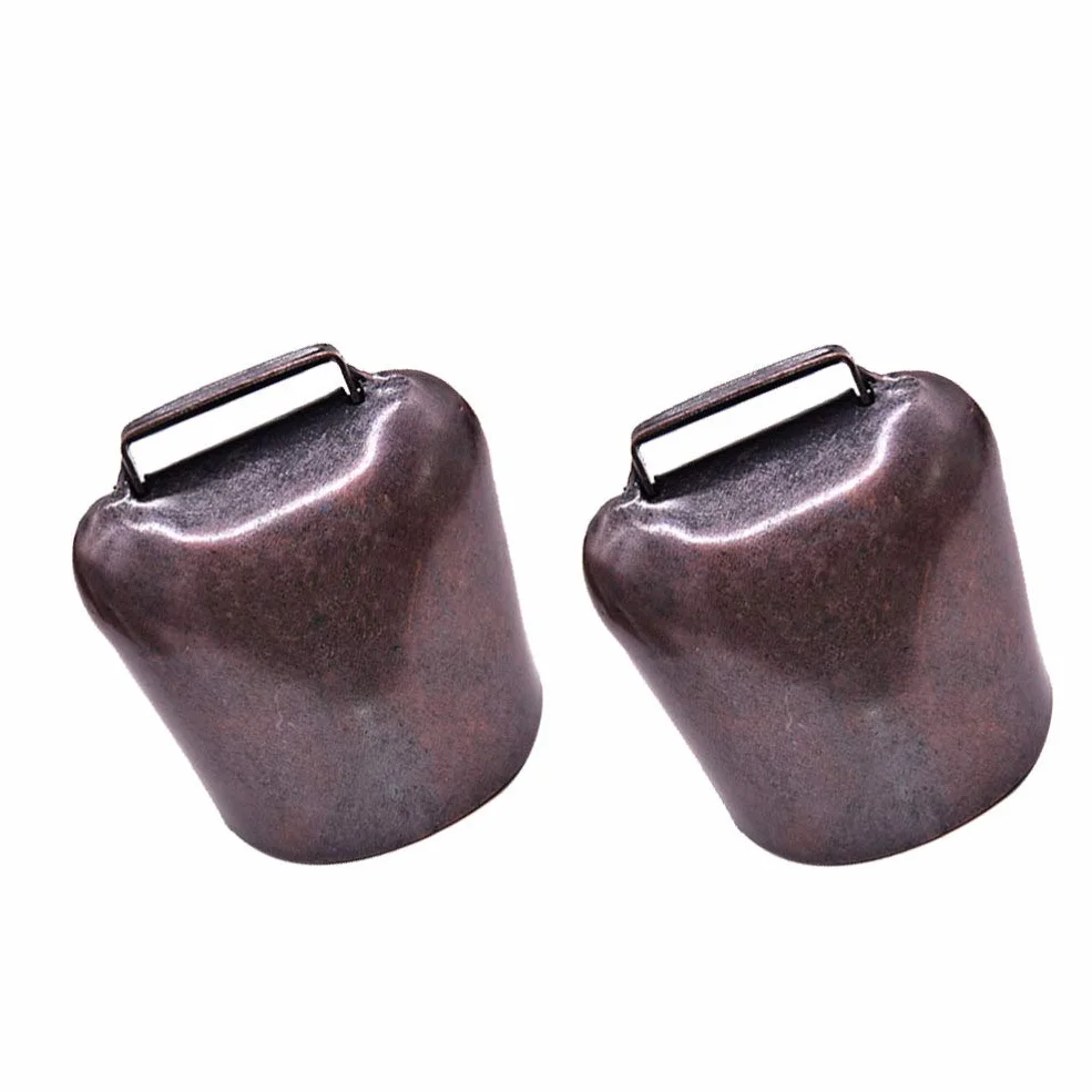 EXCEART Campanacci per Mucche e Pecore 2 Pezzi in Bronzo Portatili