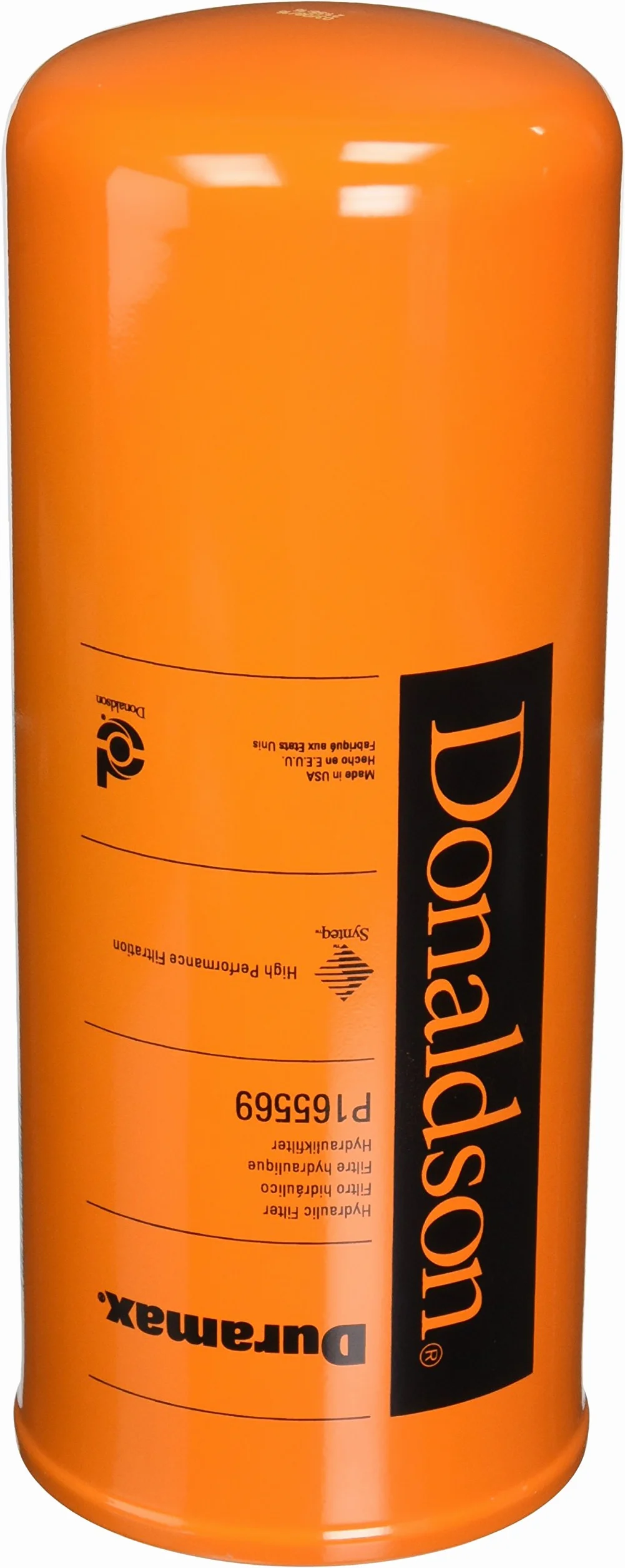 Donaldson P165569 Filtro Idraulico Duramax, Spin-On, Diametro 121 mm, Lunghezza 295.4 mm