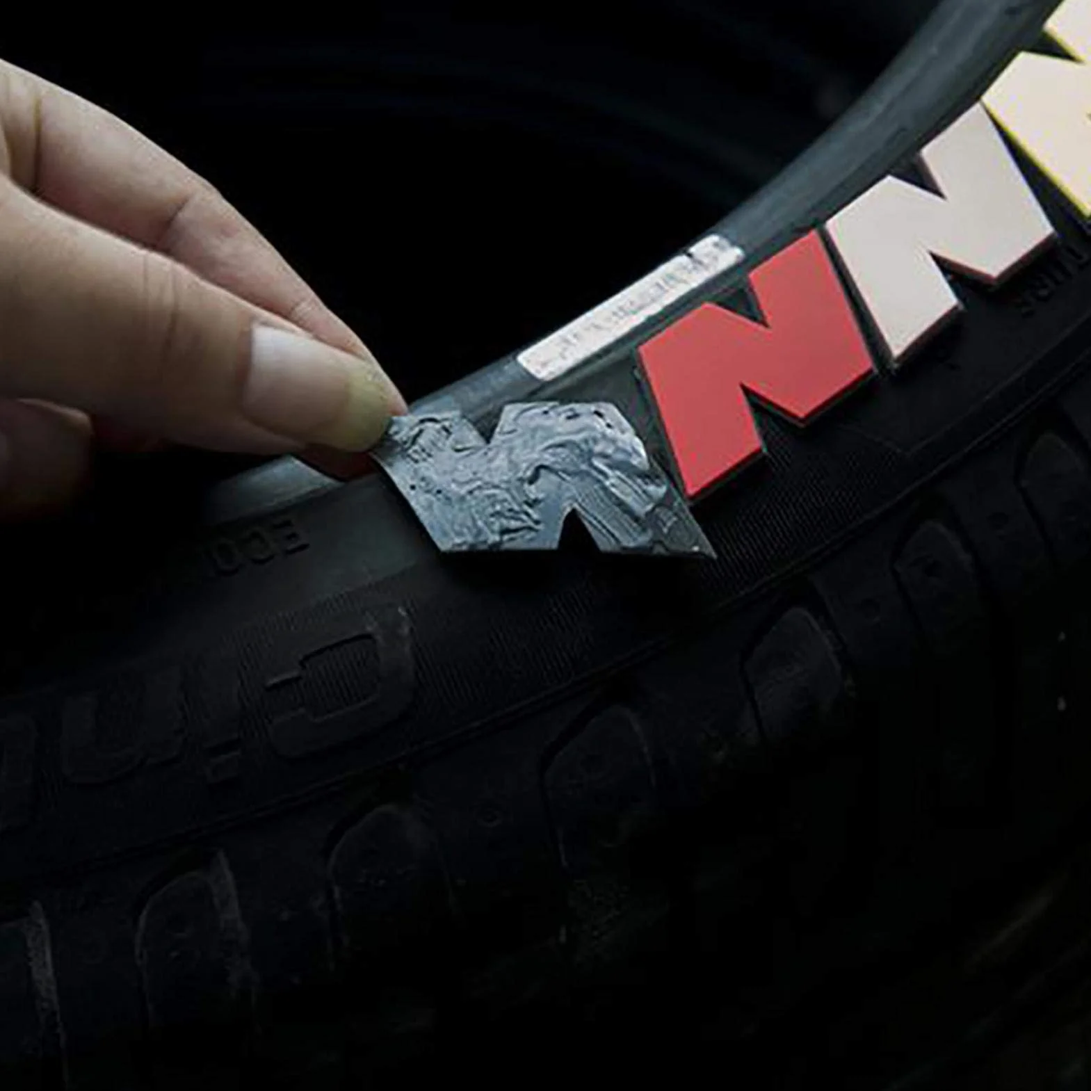 Adesivo per pneumatici 3D lettere modificato auto decorazione