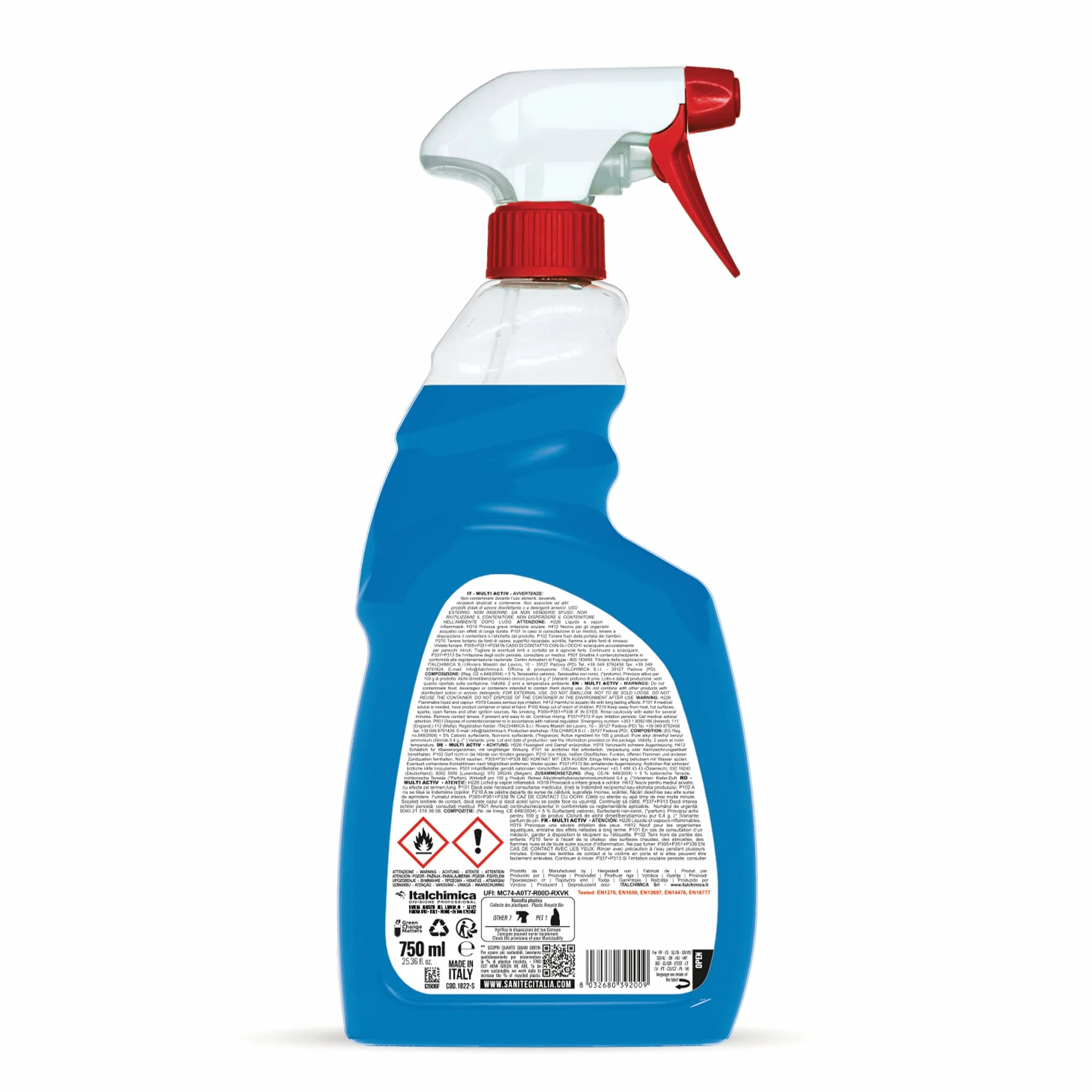 SANITEC Multi Activ Sgrassante Disinfettante 750 ml Bagno