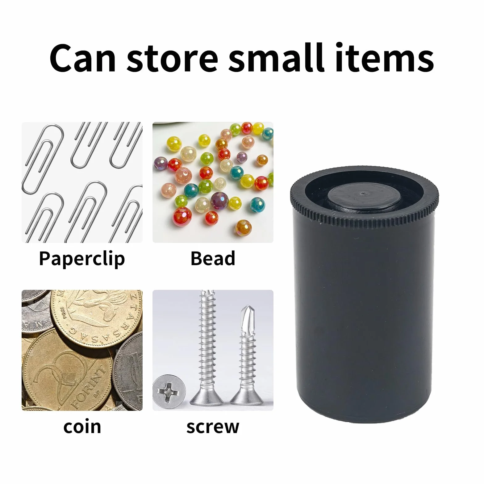30 Pezzi film canister, plastica con coperchio, pellicole scatole, lattine di film riutilizzabili per conservare piccoli oggetti, accessori, contenitori lattine