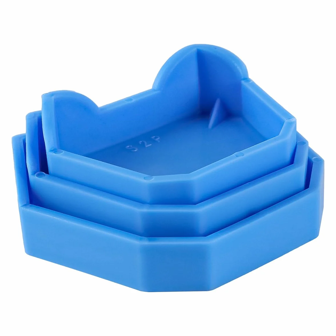 Base de yeso para modelo dental 6 piezas bandeja de moldes impresión dental