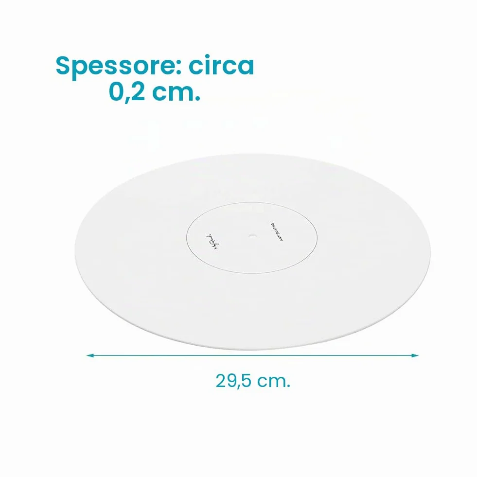 Tappetino goniometro per Giradischi, Piastra di calibrazione in Acrilico per Pickup Vinile LP