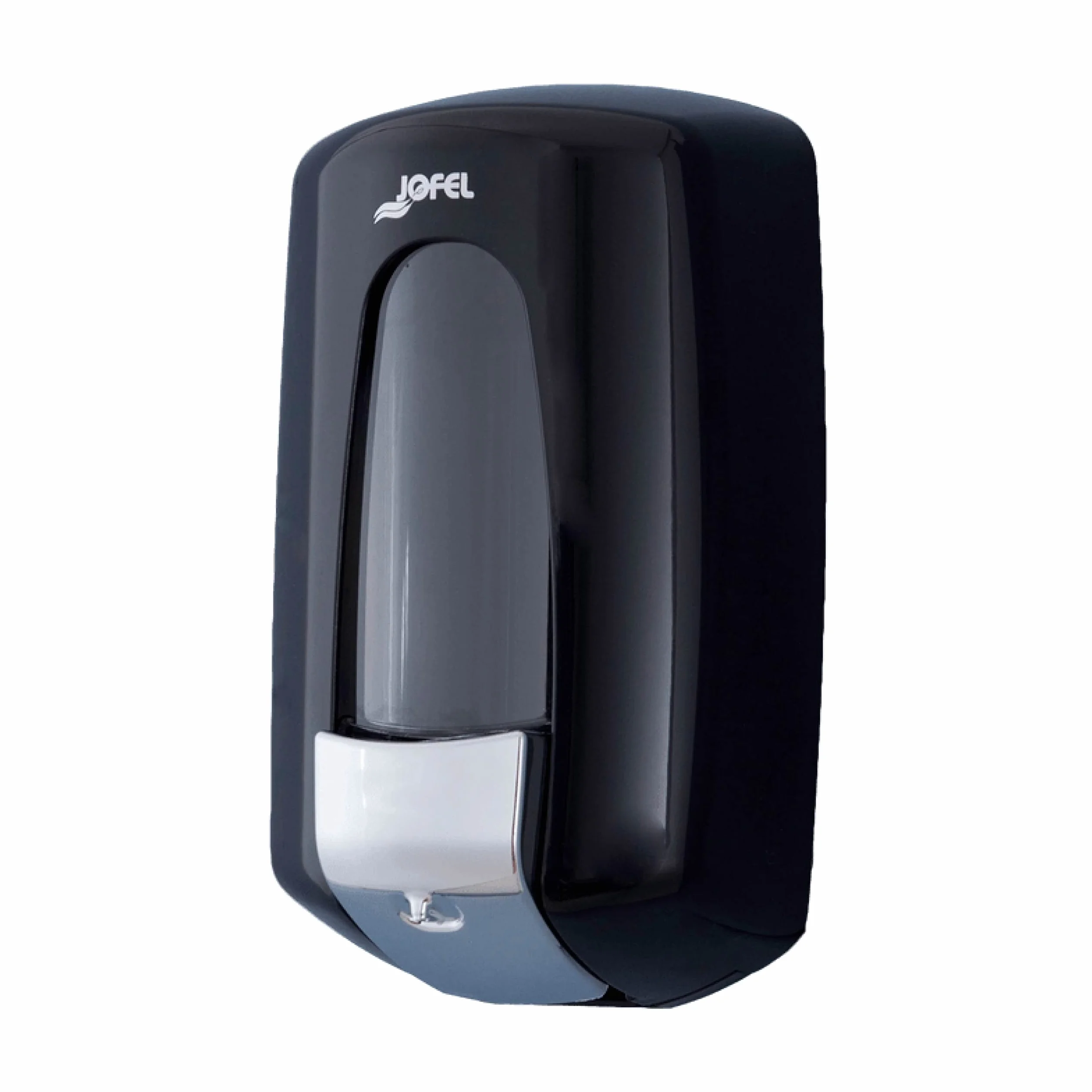 Jofel - Distributore di sapone liquido per montaggio a parete, ricaricabile con capacità di 0,9 l, dispensatore di sapone, valvola anticorrosione e antigoccia, contenitore in ABS, Aitana AC70600