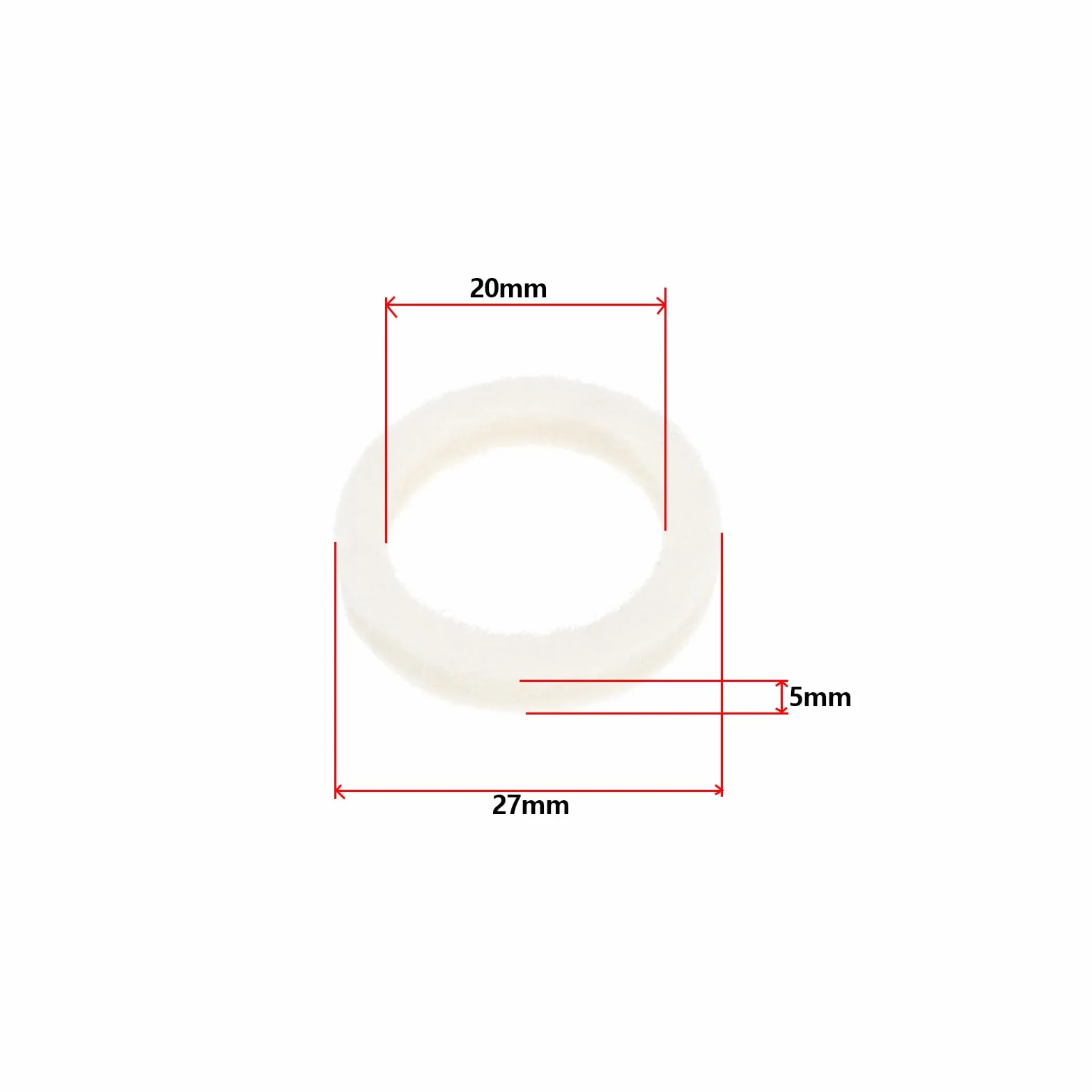 EMSea 10 dischi feltro compatibili Sage Breville macinacaffè 27x20x5 mm anello feltro BES980BSS BES875UK BCG820BSSUK