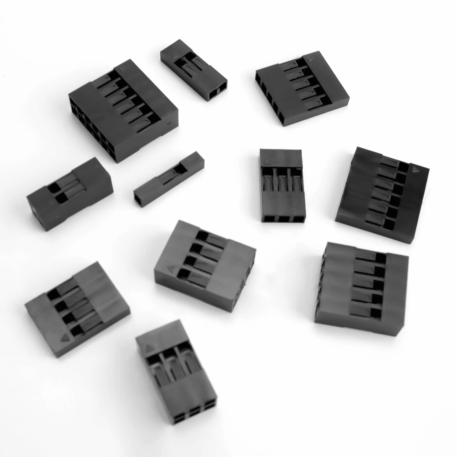 JST SM Connettore Kit 620 Pz 2,54mm Passo Maschio e Femmina Custodia Dupont per Alloggiamento Terminal Scatola Plastica