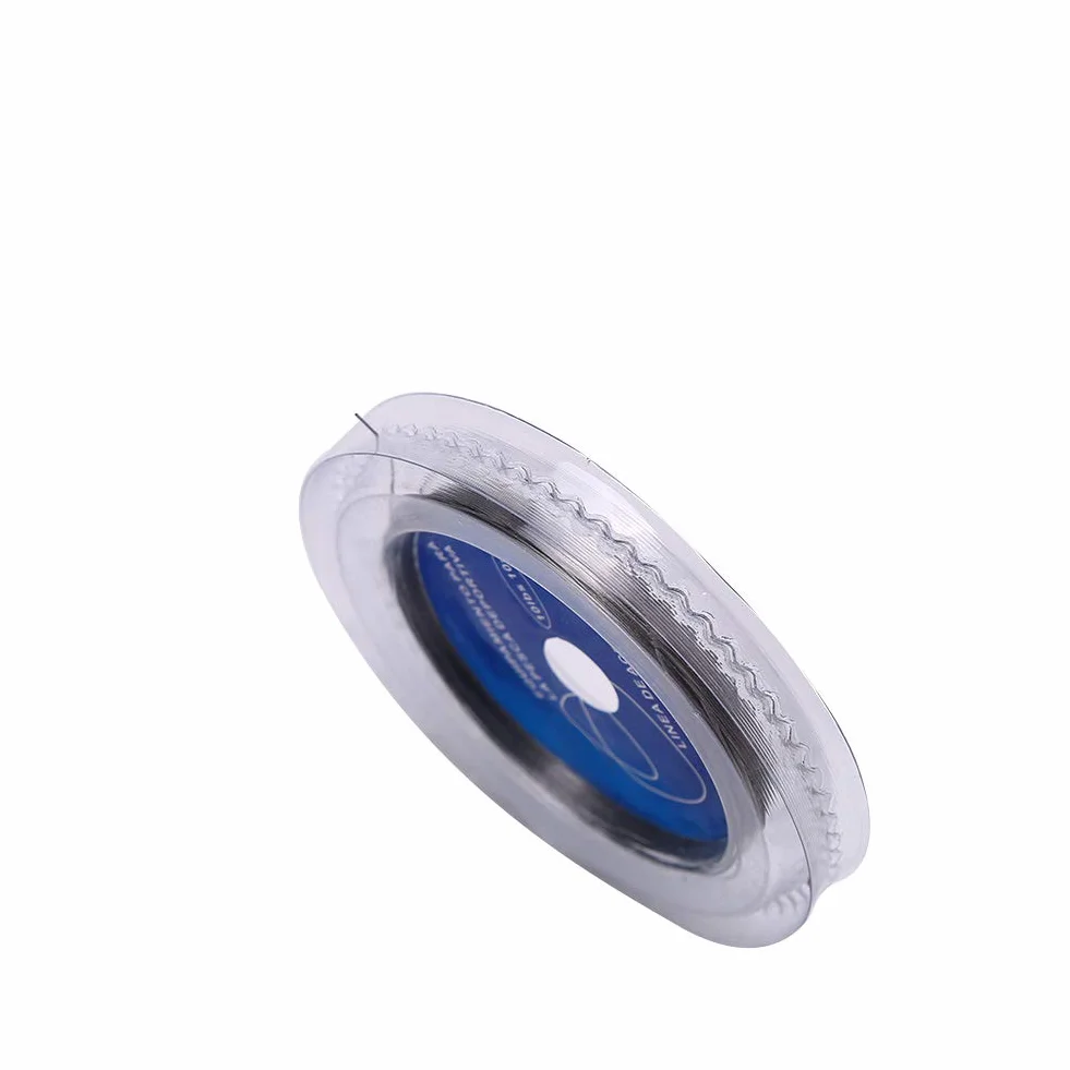 Lenze da Pesca in Acciaio 10M 7 Fili Intrecciati 30 lbs Rivestito Plastica