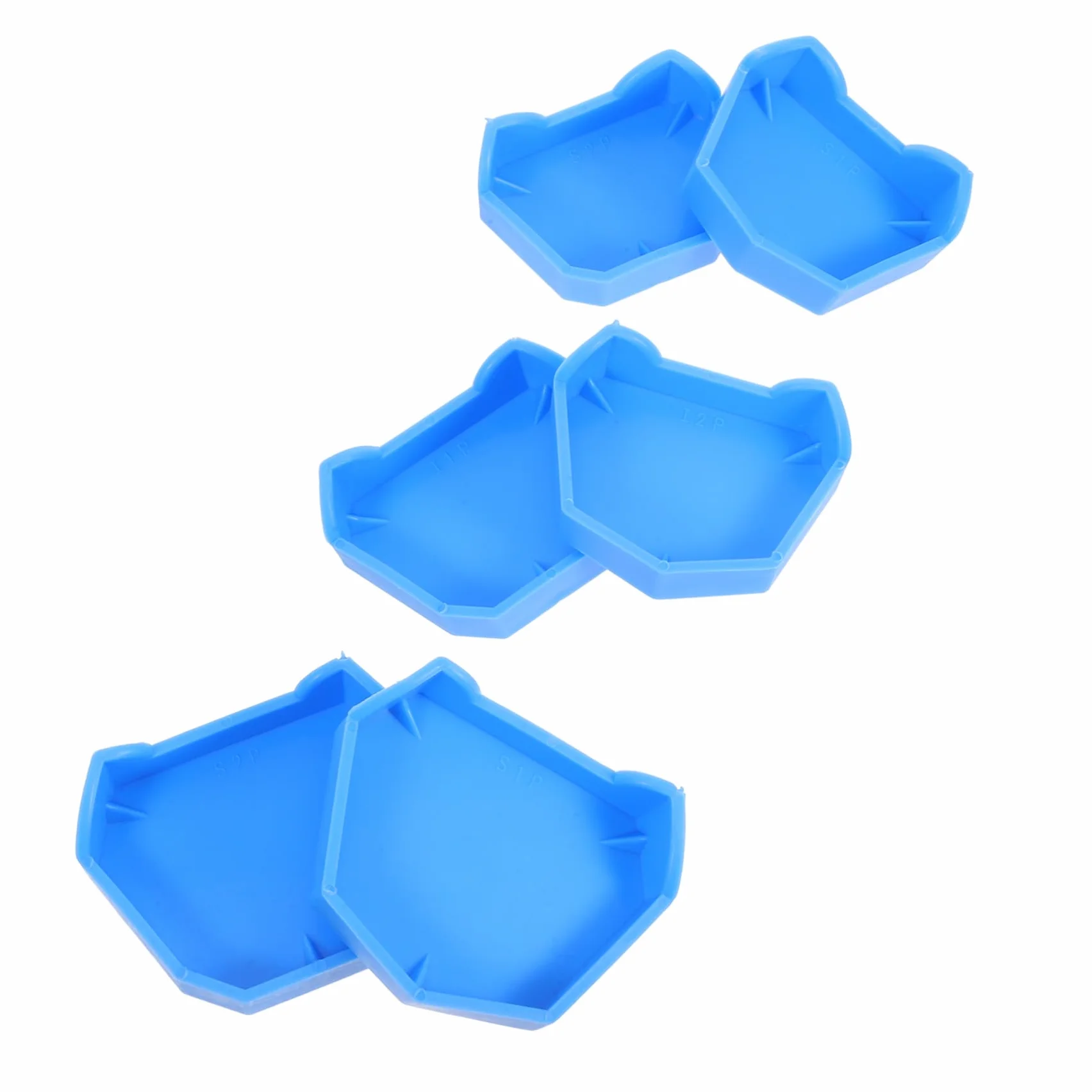 1 Set Base in Gesso Kit Per Modellare i Strumento Clinico Base Del in Silicone Portamodelli in Gesso Supporto Per Modello Plastica Blue