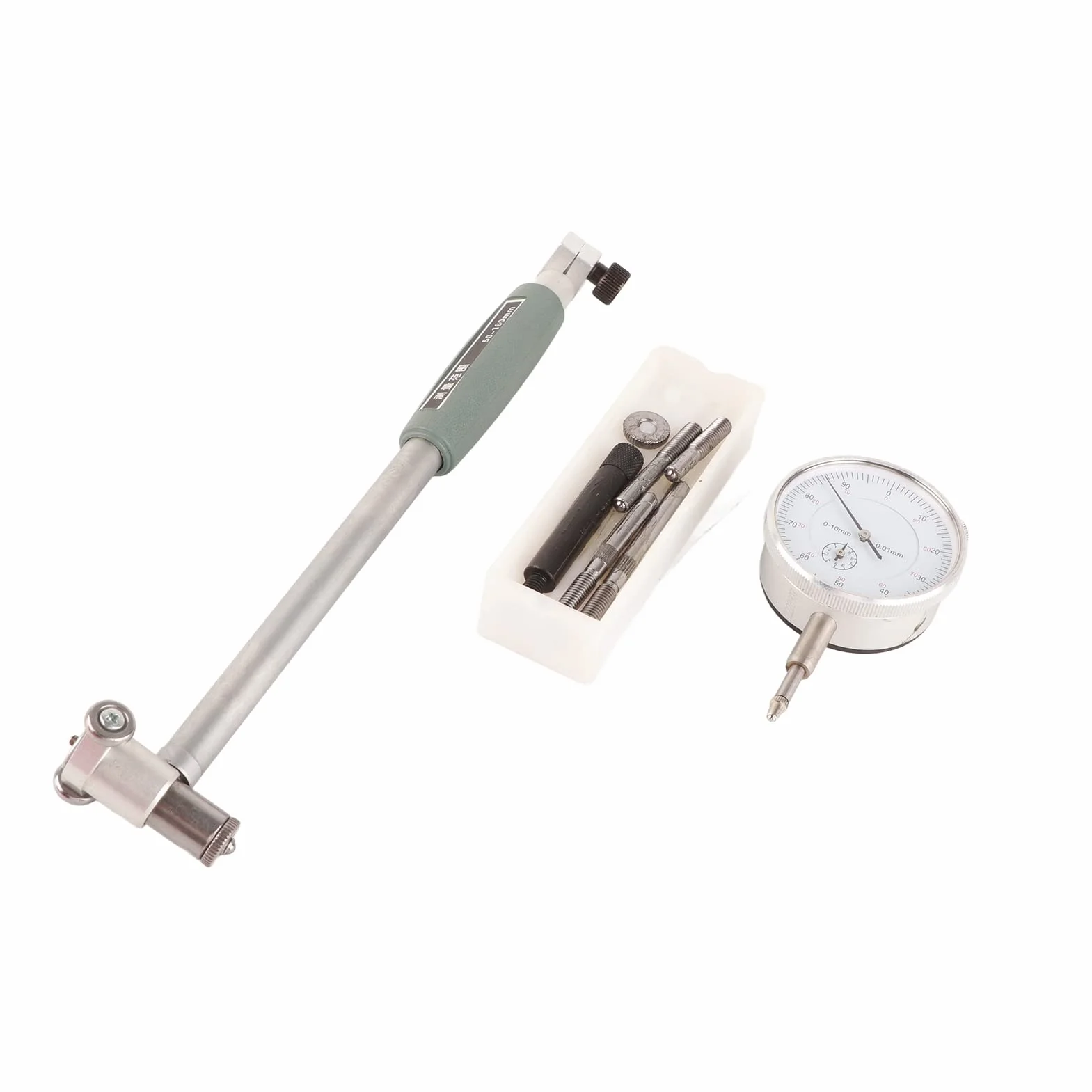 Calibro a quadrante per alesaggio 50-160 mm 0,01 mm set calibratore diametro interno