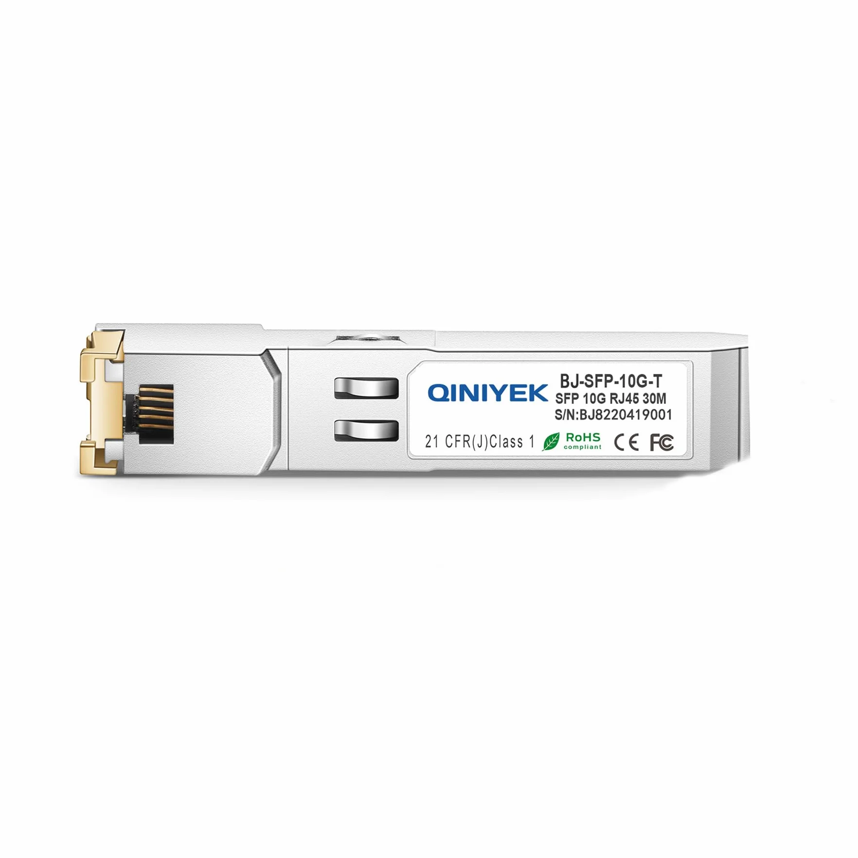 SFP+ RJ-45 Copper Module 10Gbase-T Transceiver Compatible Cisco Meraki Ubiquiti TP Link Supermicro Broadcom Cat6a Cat7 30m