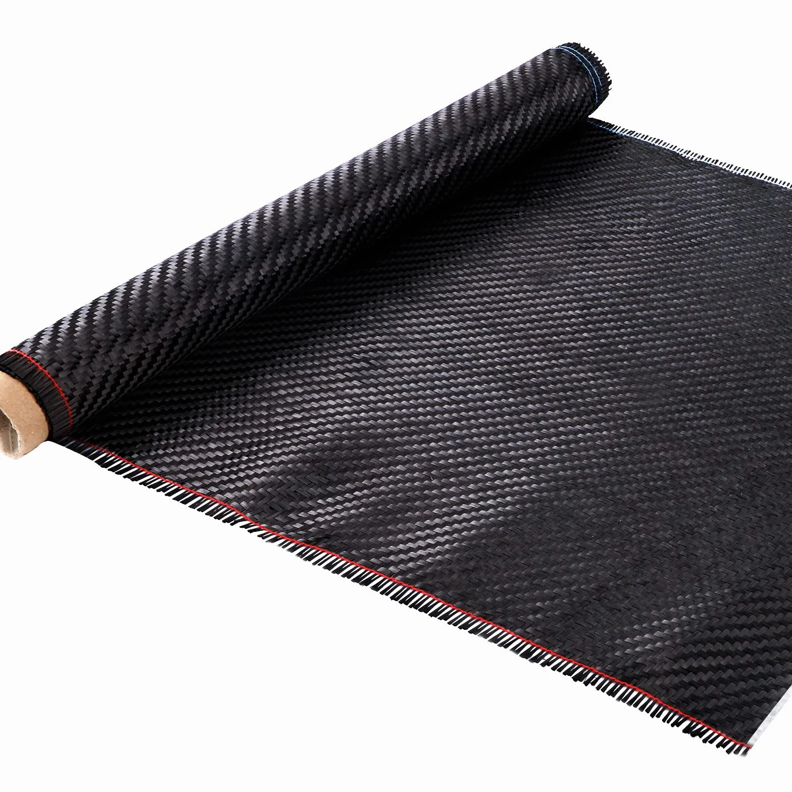 Fibra di Carbonio Tessuto, Rotolo di Tessuto in Fibra di Carbonio 127x30cm Foglio in Fibra di Carbonio Vinile Nero per Barche Auto Muro di Cemento Seminterrati Progetti Fai-da-Te