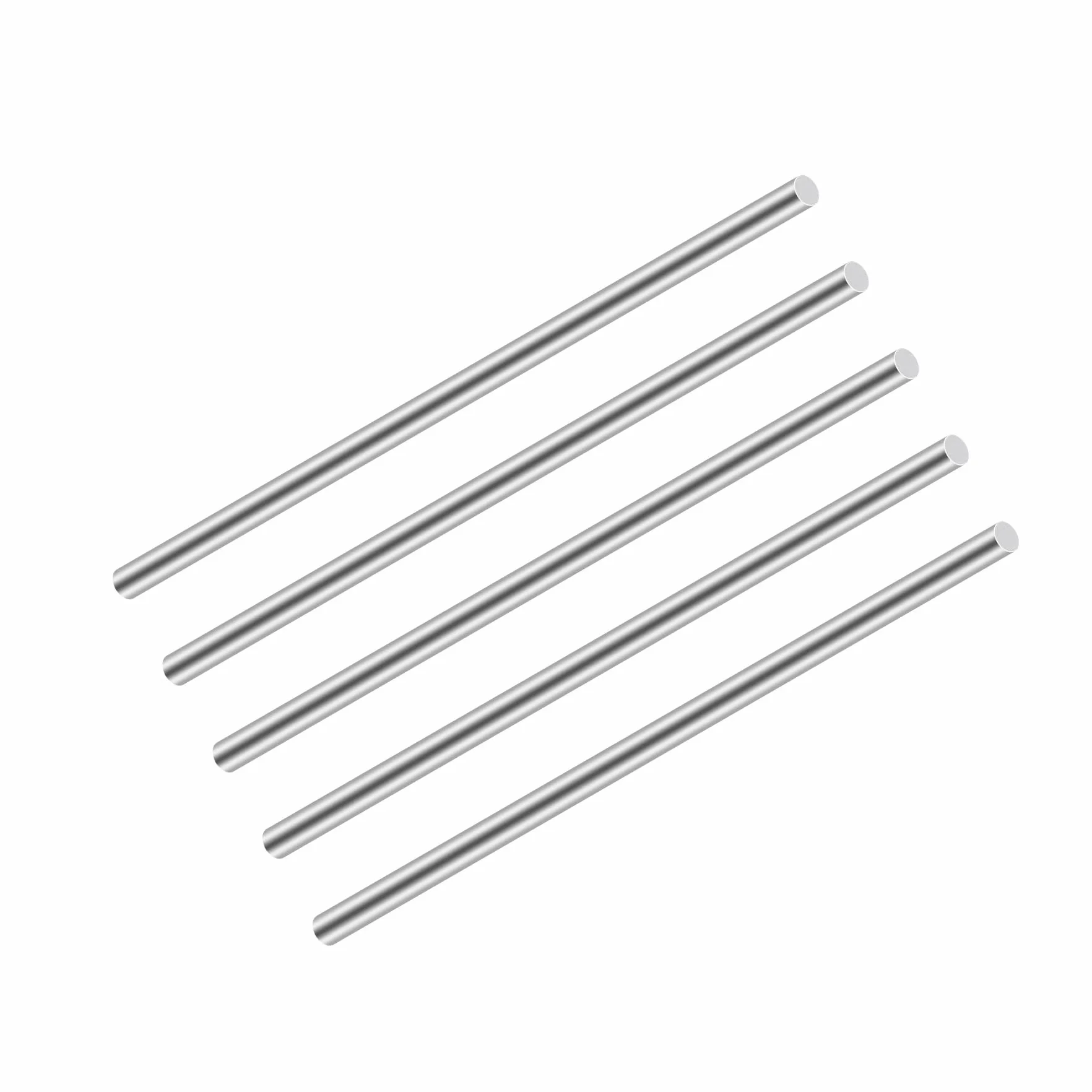 Barre in Acciaio Inox 304 2 mm x 100 mm 5 Pezzi per Modellini RC Fai da Te