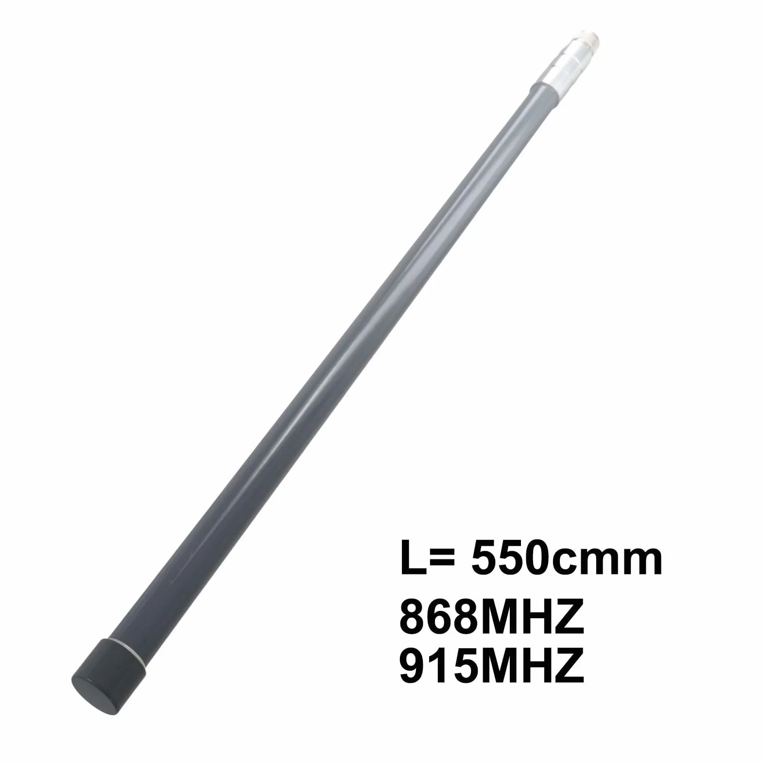 Antenna omnidirezionale esterna in fibra di vetro da 868 MHz 915 MHz per antenna LoRa con connettore maschio tipo N Guadagno 12dBi per la ricezione del segnale a lunga distanza (antenna singola)