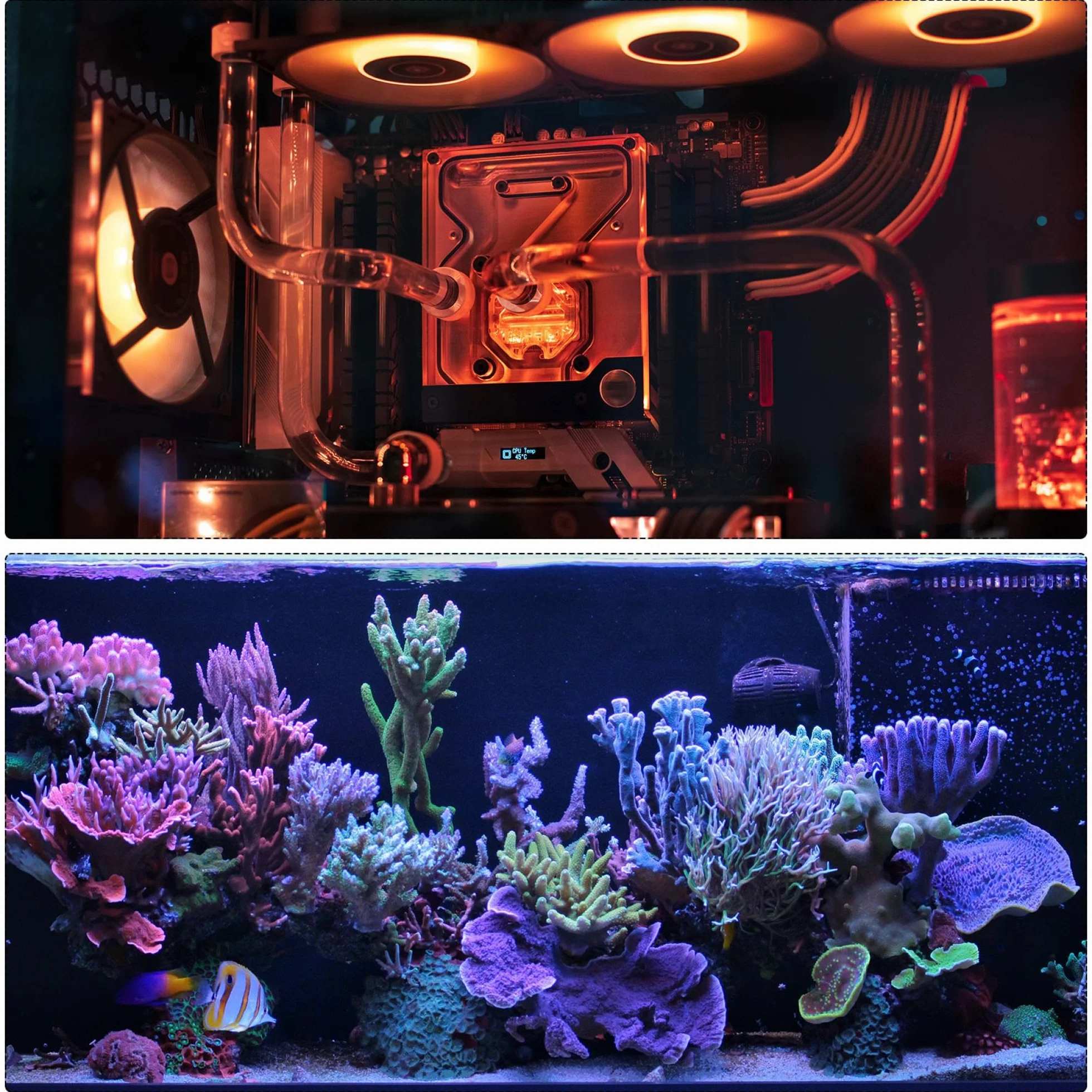 96mm x 100mm 8" Trasparente Acrilico Tubo Rigido Plastica per Acquario, Acqua Raffreddamento Sistema, Idraulico