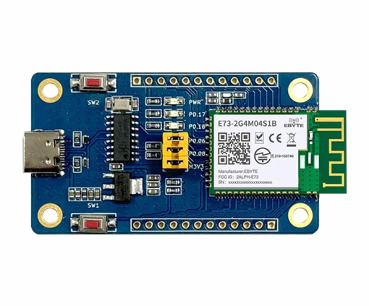 NRF52832 BLE4.2/5.0 Test Board E73-2G4M04S1B RF Transceiver Module ARM Cortex-M4F Core Low Power Industrial Grade