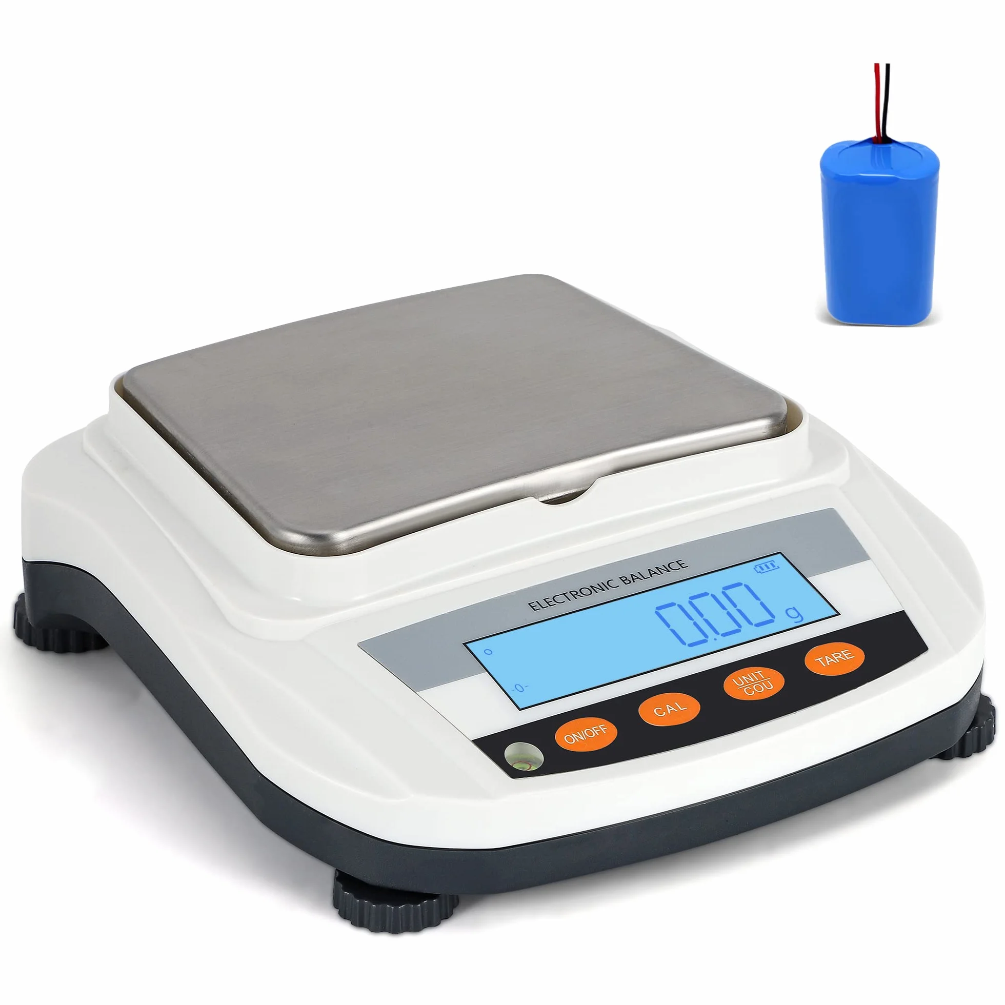 Bonvoisin Bilancia Analitica Laboratorio 3000g x 0.01g 17 Unità Conteggio Auto-Taratura