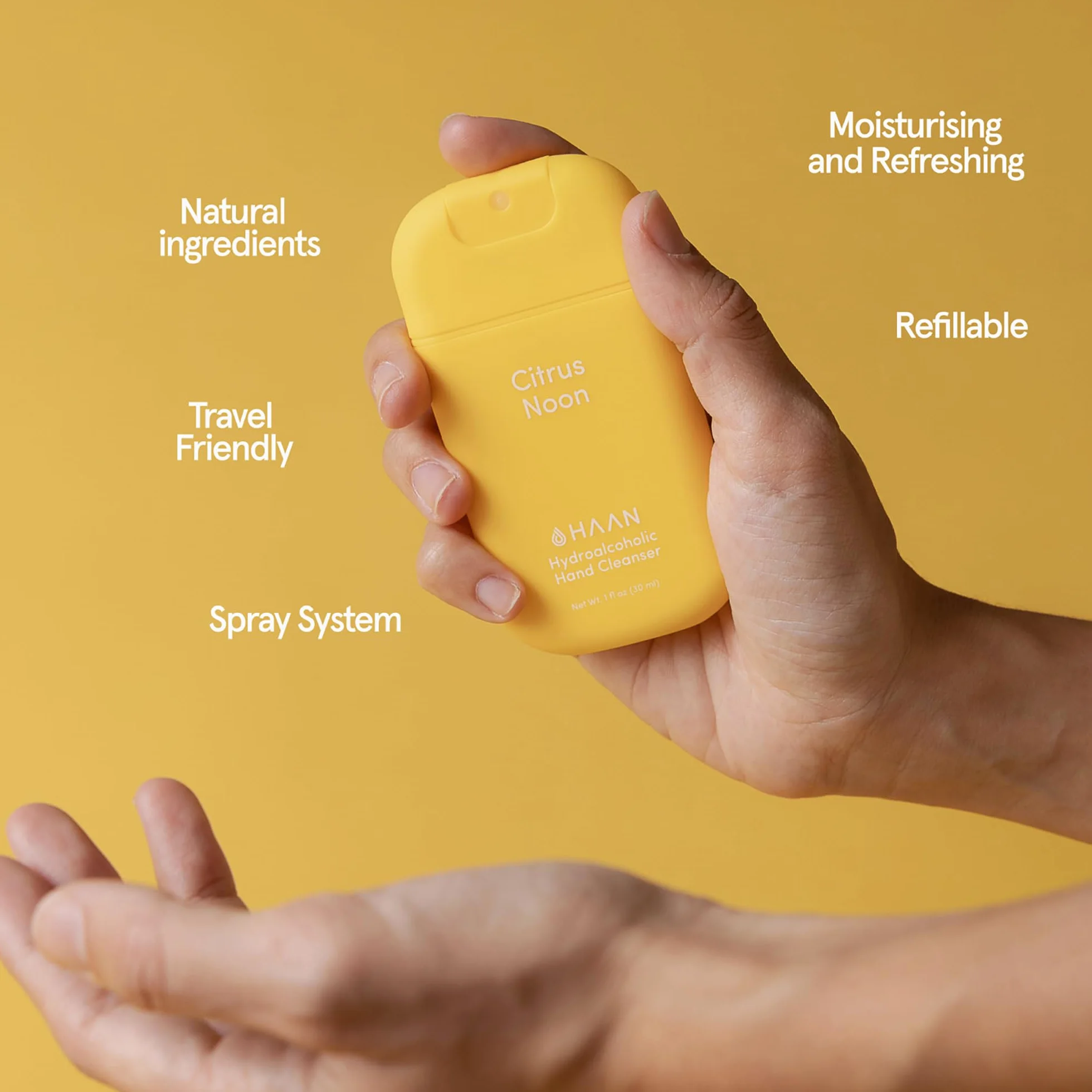 HAAN Igienizzante Mani Antibatterico Idroalcolico 30ml Confezione da 3