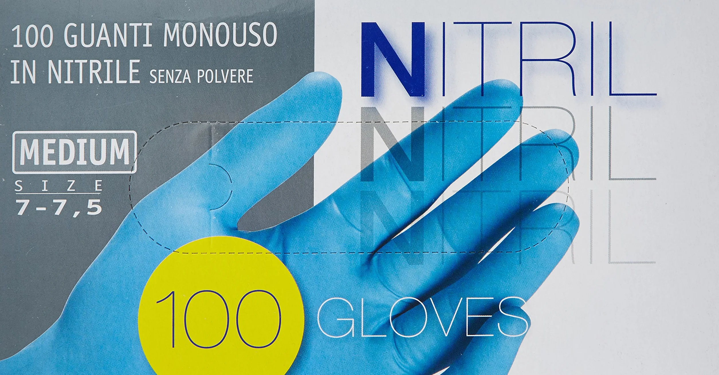 Guanti Ico Nitrile 100 Medi