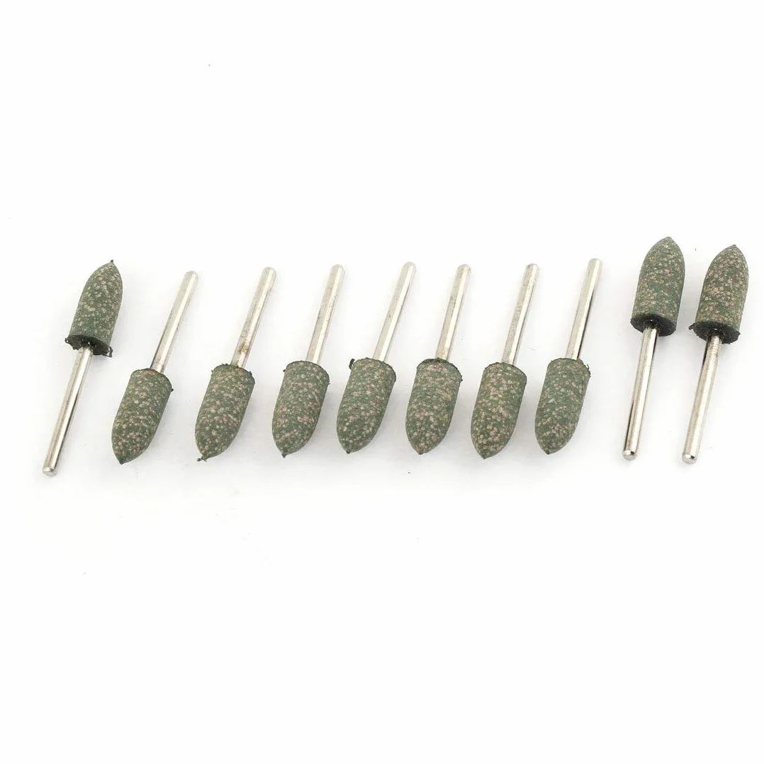 Utensile per lucidatura di punte abrasive a punta conica, 8 mm, 10 pezzi
