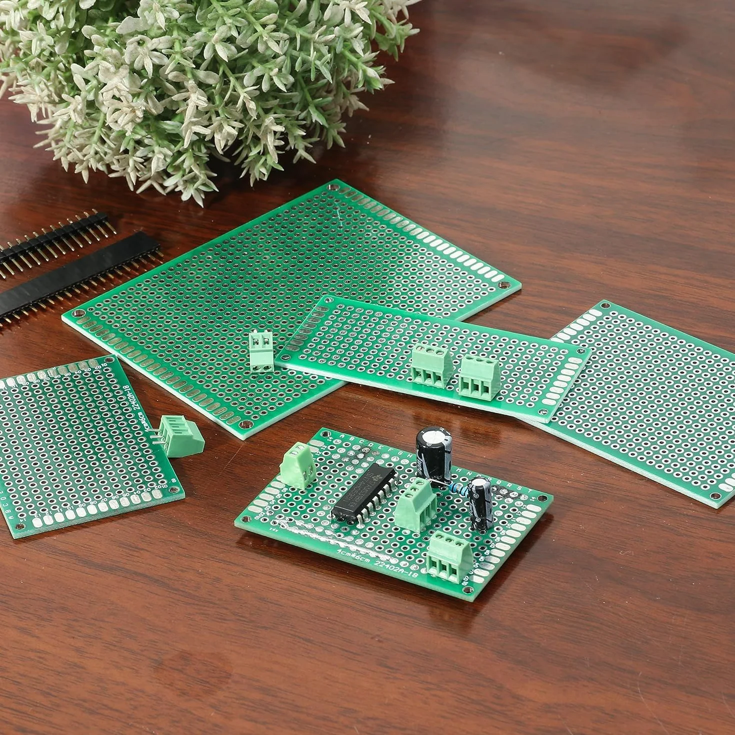 RUNCCI-YUN 82 Pezzi Kit di schede PCB, 19 Pezzi Scheda PCB a Doppia Faccia, Circuito Stampato Prototipo