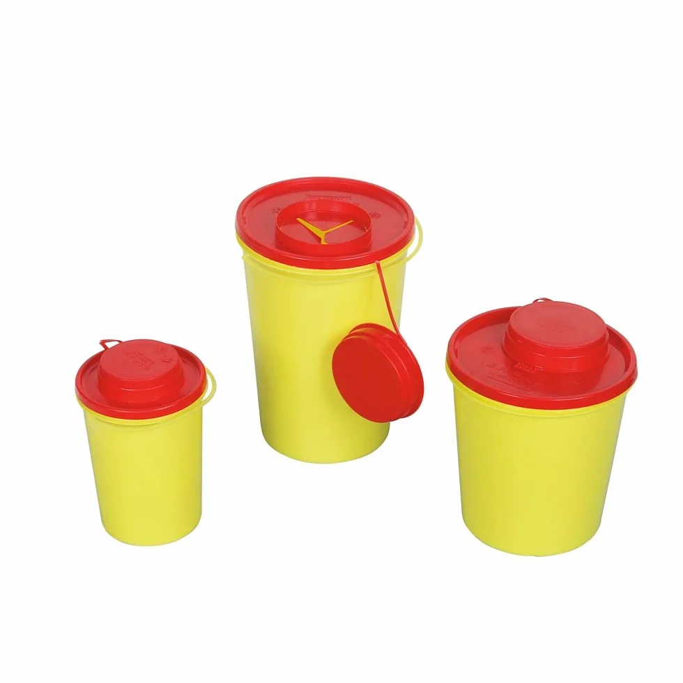 Contenitore per smaltimento aghi 0,6 litri diametro 7,8 cm