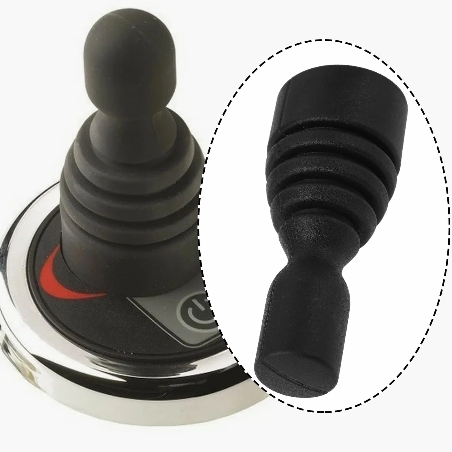 Cuffia in Gomma per Joystick di Propulsione di Prua Compatibile con Vetus BPJR BPAJ BPJSTA BPJE BPJE2