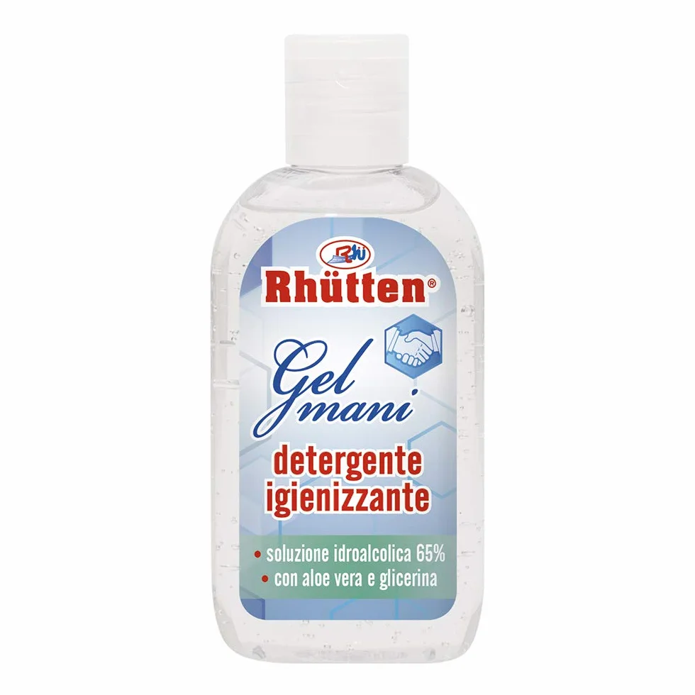 Rhutten, Gel Mani Detergente Igienizzante, 80 ml