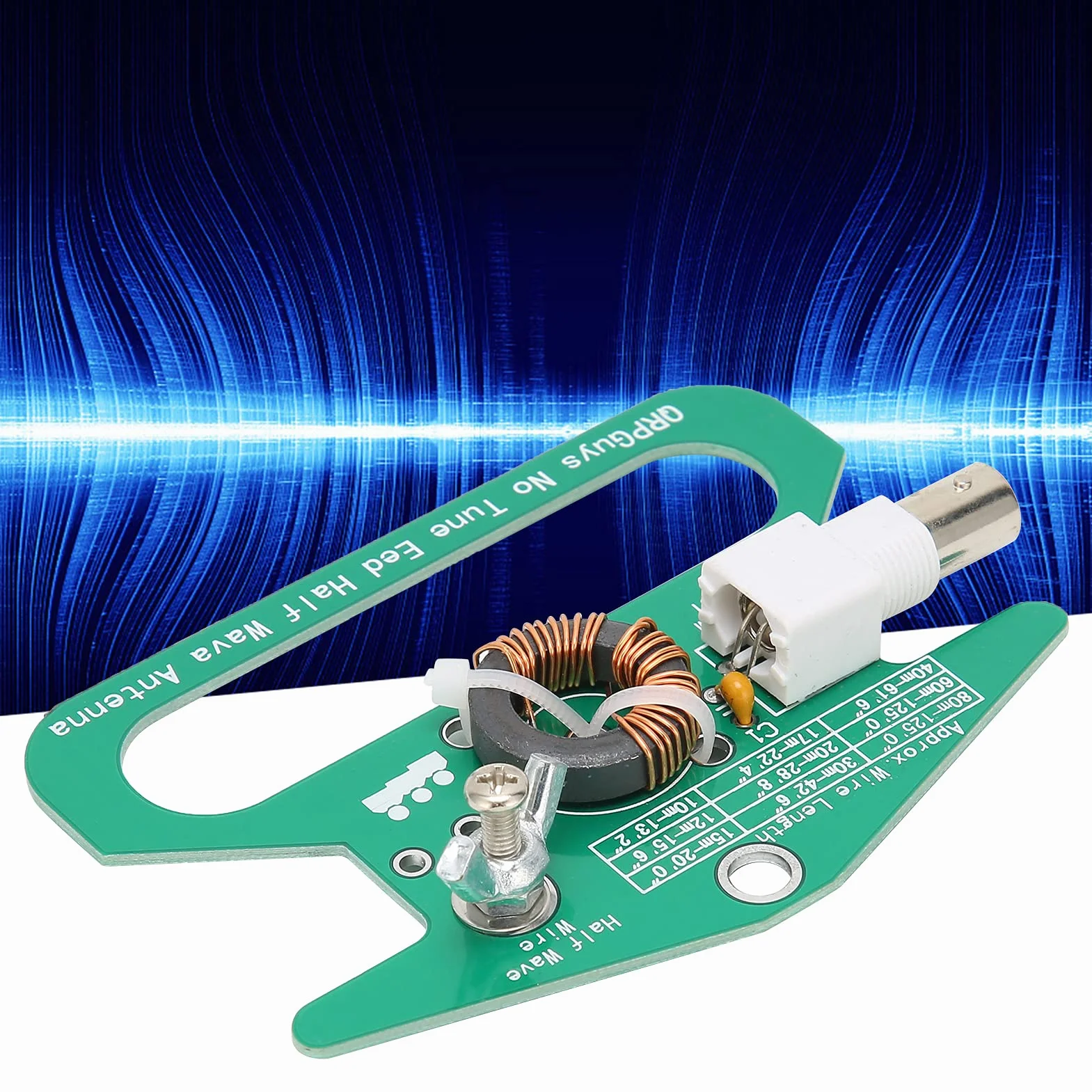 No Tune End Fed Half Antenna 50ohms Impedenza Componente Modulo Antenna Portatile Montaggio Facile Portable