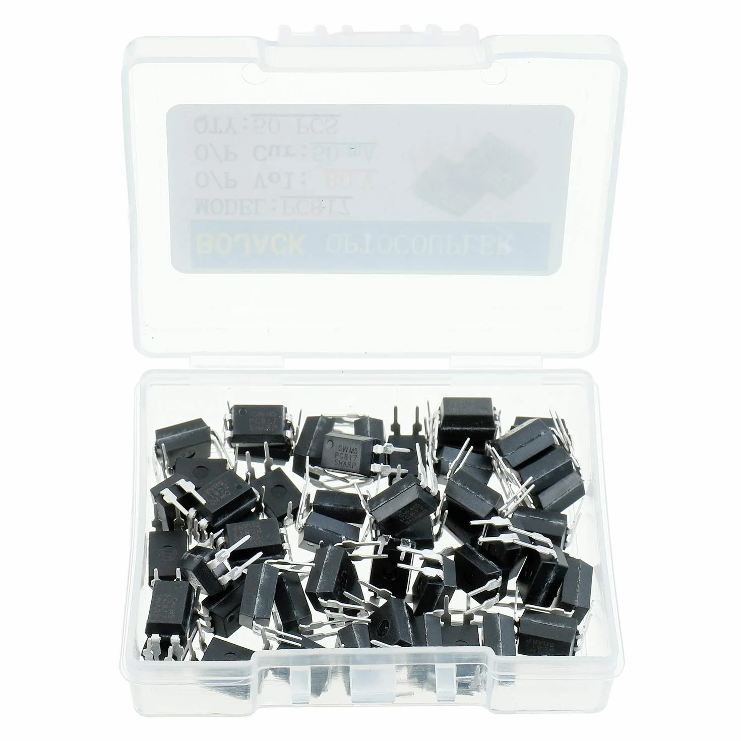 Optoaccoppiatore DIP PC817 BOJACK PC817C installazione 2,54 mm spaziatura a 4 pin DIP-4 (confezione da 50 pezzi)