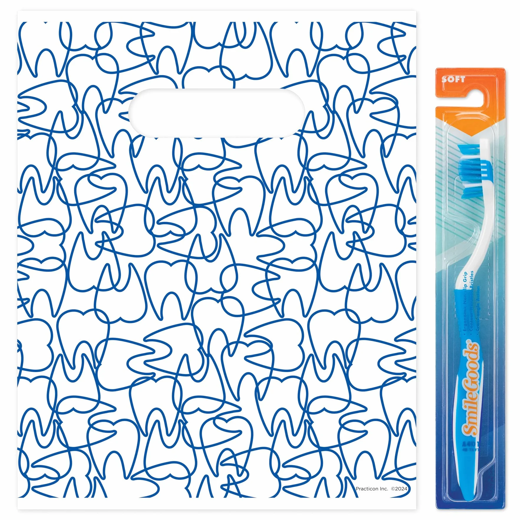Practicon Confezione da 100 sacchetti per stampa Molar 20,3 x 25,4 cm