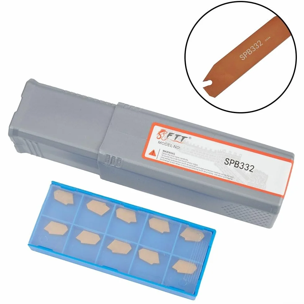 Portautensili per scanalatura SPB332 10 inserti carburo SP300 barra taglio 150 mm per SMBB1632/2032/2532