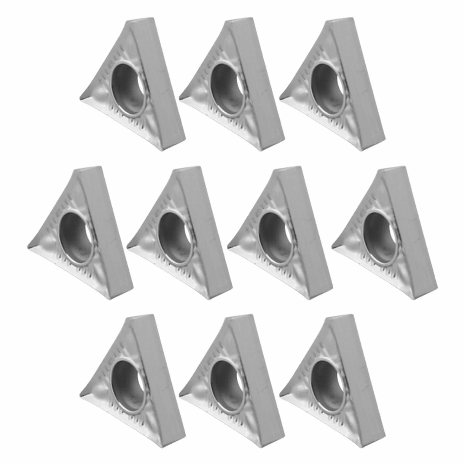 Inserti per tornitura in metallo duro TCGT16T304-AK H01 per alluminio, 10 pezzi, CNC