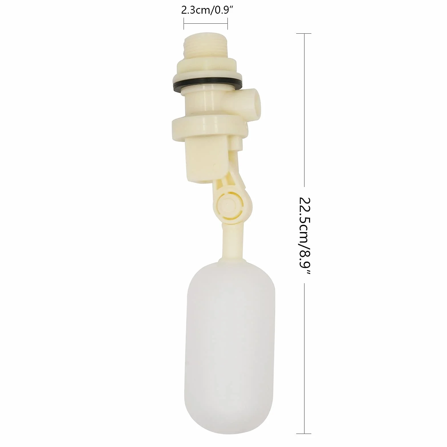 Abbeveratoio Automatico in Acciaio Inox 2 Valvole a Galleggiante Regolabili Tappo di Scarico per Animali