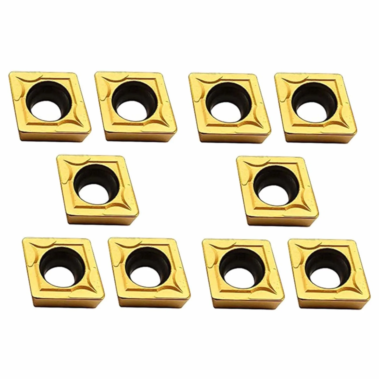 CCMT09T308 Inserto in carburo per tornitura CNC, punte triangolari indicizzabili per taglio metalli
