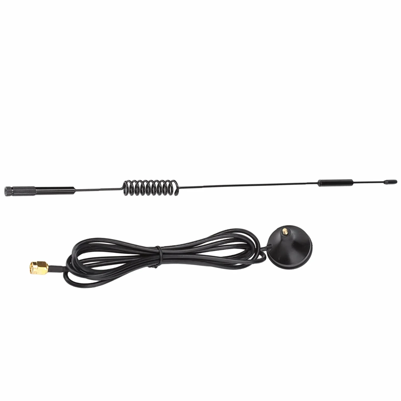 Antenna a Ventosa 433 MHz, 10 dBi di Guadagno, 31 cm, Modulo Wireless con Base Magnetica e Connettore SMA Maschio