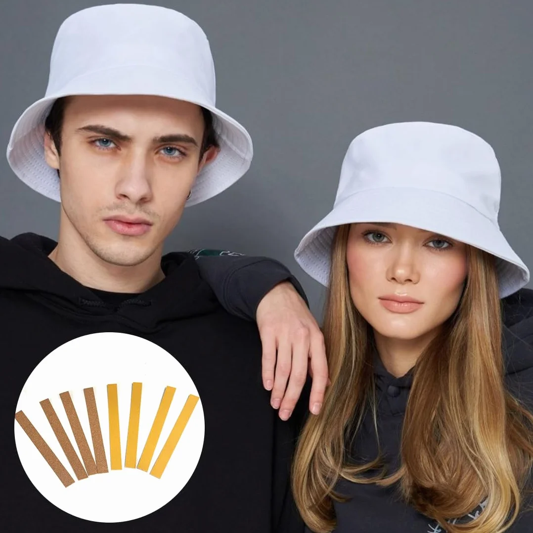 Strisce di Sughero Adesivo per Regolare la Taglia del Cappello Fascia Interna Riduzione Taglia 200x40x2mm 10pcs