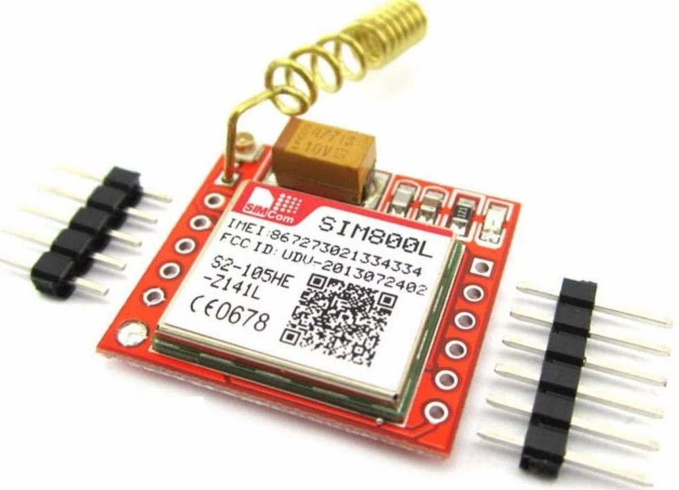 1 pz SIM800L GPRS Modulo GSM Antenna PCB Quad band Scheda SIM