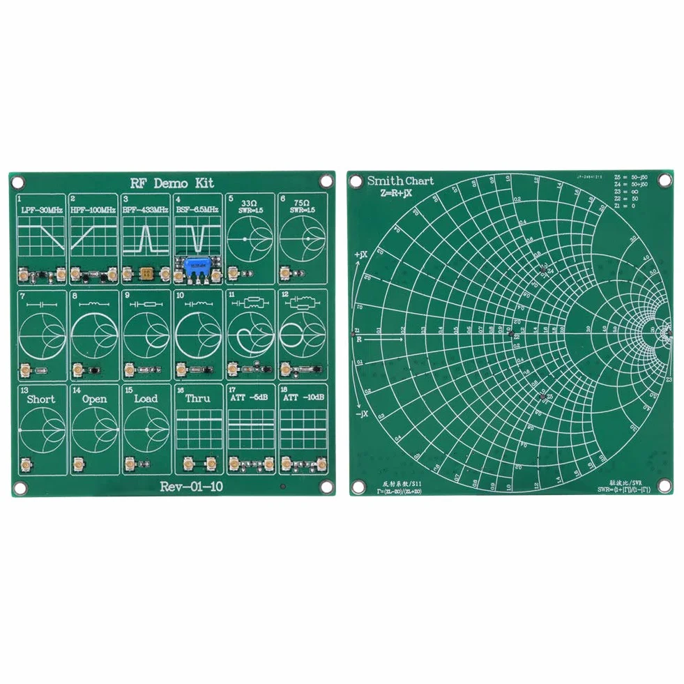 Kit Demo Rf, Scheda Analizzatore di Rete Attenuatore Filtro Nanovna Test Vna Modulo Test Vector Board Rf