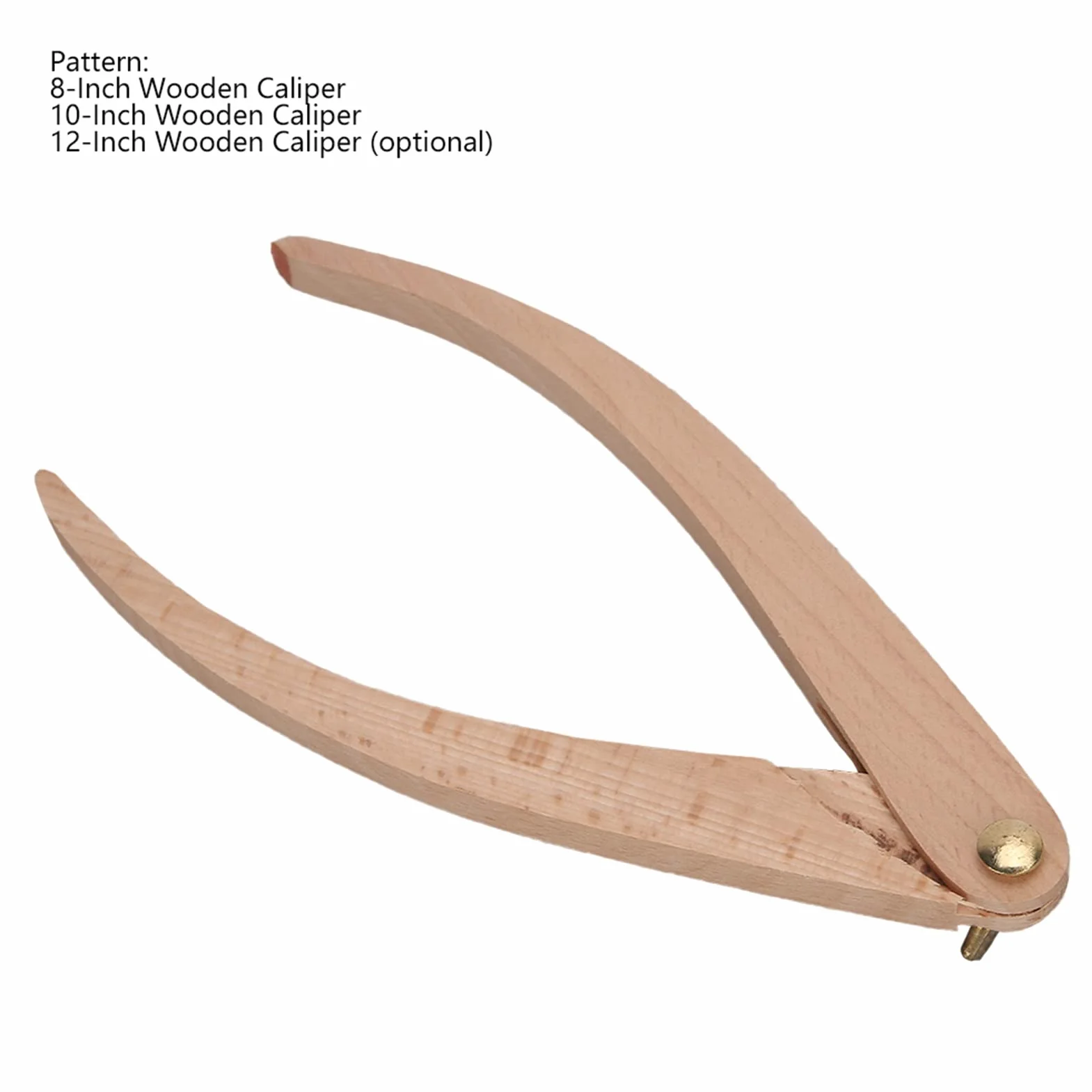Pottery Tools Pinza per Misurazione in Legno Strumento per la misurazione della distanza di posizionamento del righello in legno con calibro Calibro in Legno da 20,3 cm Blu