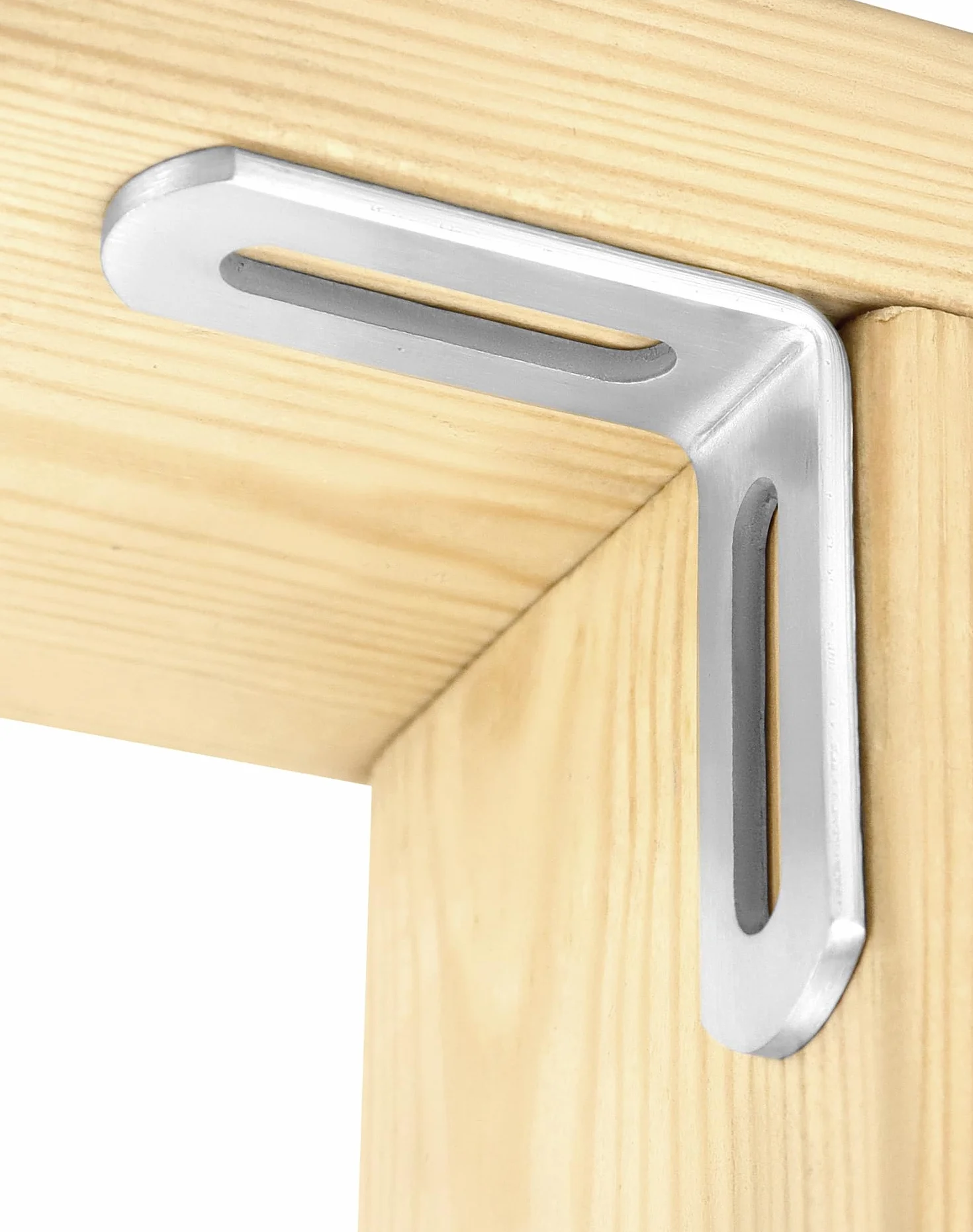 QWORK Kątownik 16 szt 50x50 mm stal nierdzewna 201 grubość 3 mm
