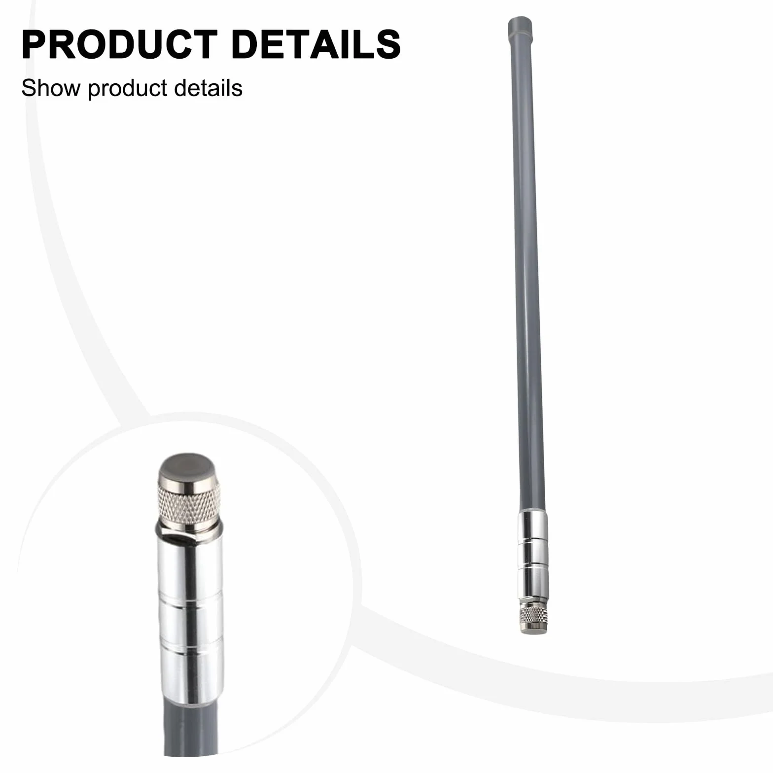 Kit antenna singola, antenna per LoRa da 12DBi 915 MHz 868 MHz, antenna ottimizzata a elio Omni in fibra di vetro