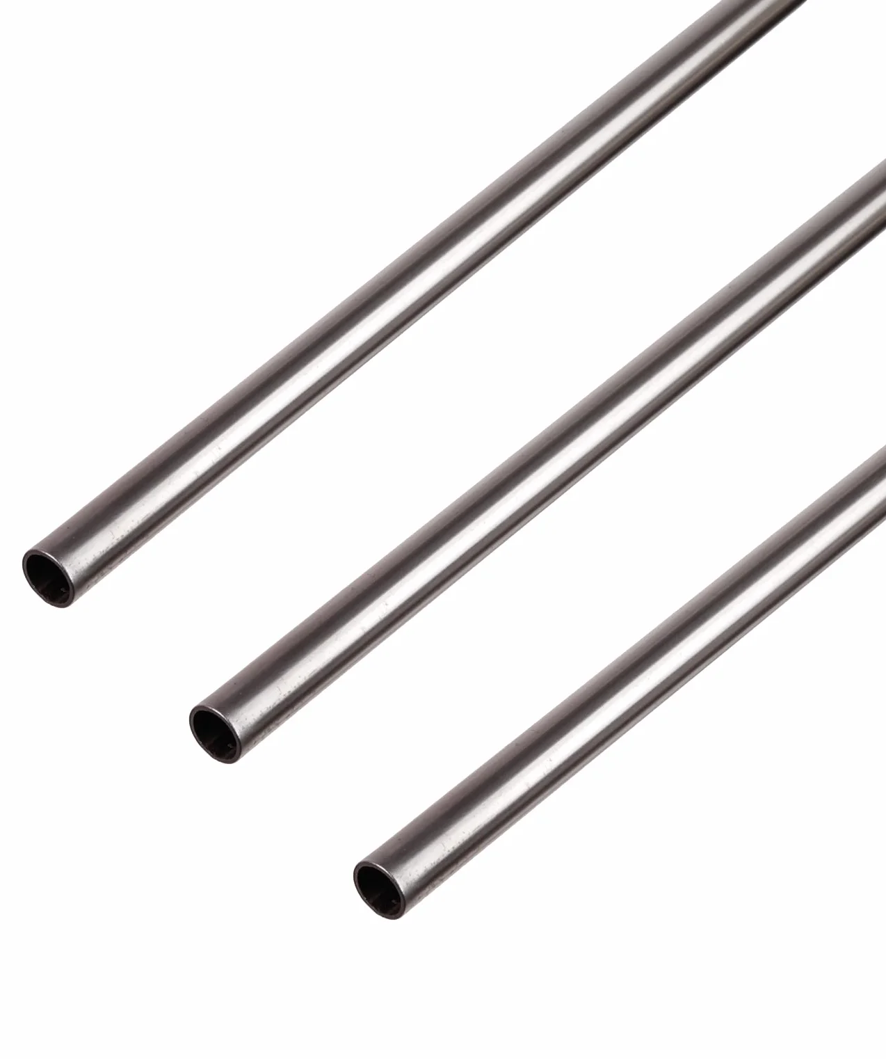 GAH-Alberts 423865 432737 - Tubo rotondo in acciaio, 1000 x 22 x 1,2 mm, set da 3