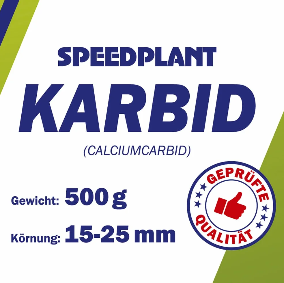 SPEEDPLANT carburo 1kg, carburo di Calcio Pietre 15-25mm, carburo per lampade