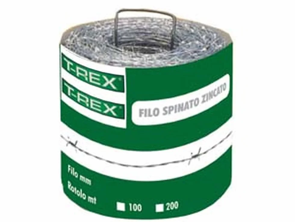 Filo Ferro Spinato Zincato - Rotolo 200 m