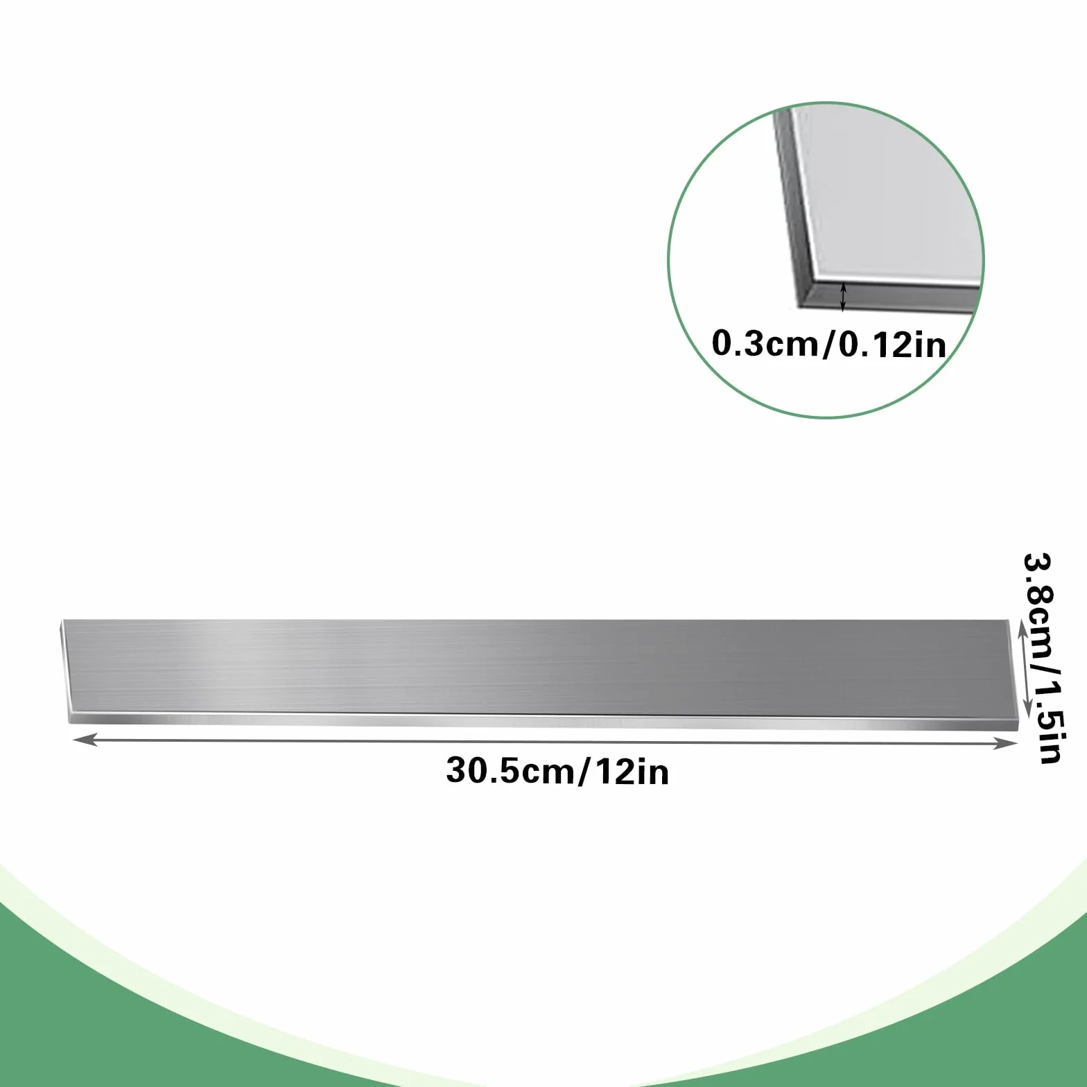 Acciaio per molle 1095 per fabbricazione coltelli 30x3,2x0,3 cm 5 pezzi